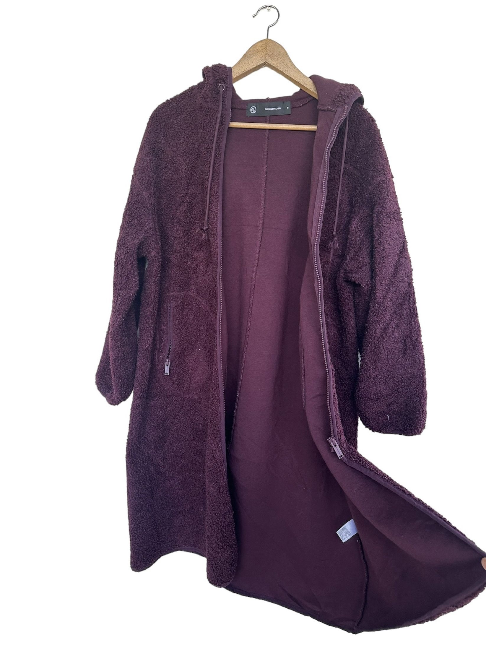GU × Undercover UNDERCOVER X GU LONG FLEECE HOODIE JACKET Size US M / EU 48-50 / 2 - 4 Thumbnail