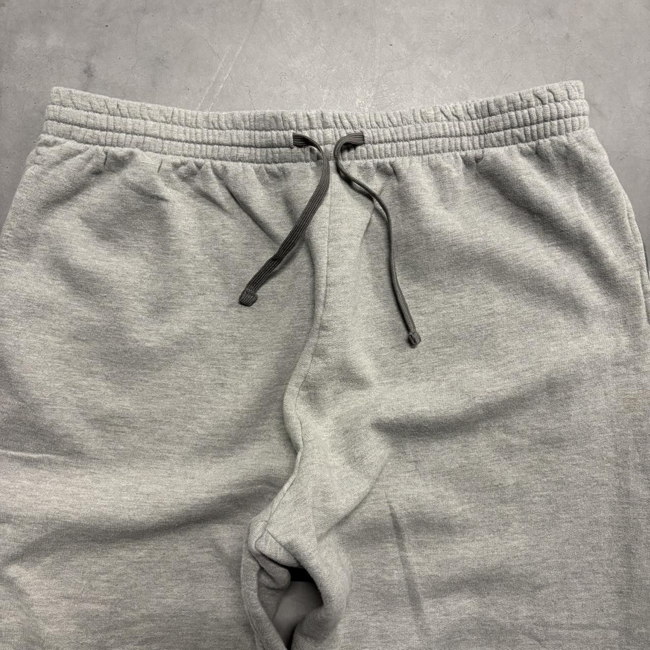 Japanese Brand × Vintage Crazy Vintage Y2K/2000s Baggy Grey Sweatpants! Size US 38 / EU 54 - 3 Thumbnail