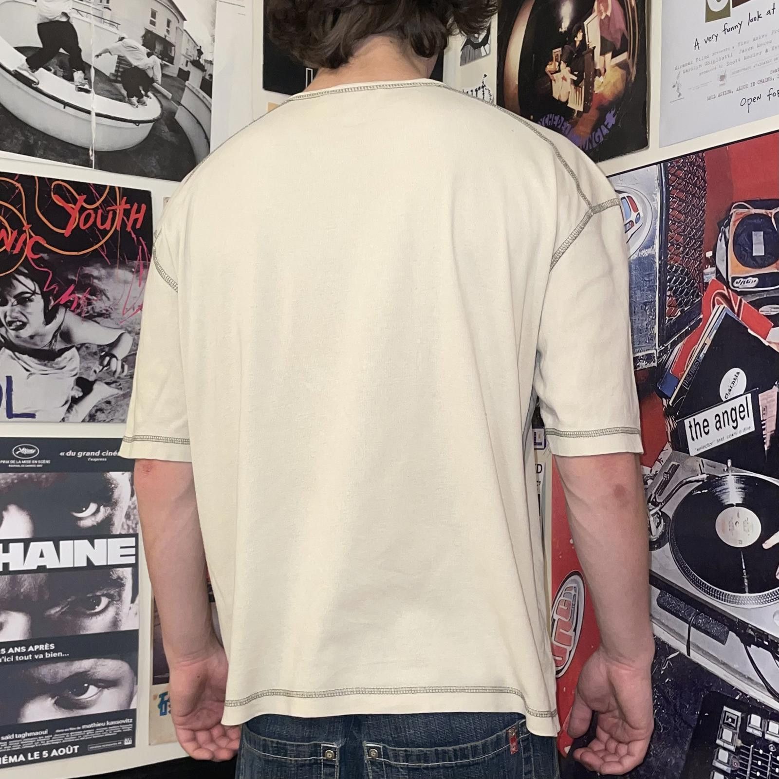 Designer Crossball 00s Textured Graphic T-Shirt XXL Size US XXL / EU 58 / 5 - 9 Thumbnail