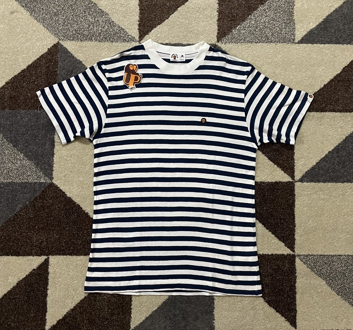 Bape 2005 Bape Baby Milo Striped Tee Size US M / EU 48-50 / 2 - 1 Thumbnail