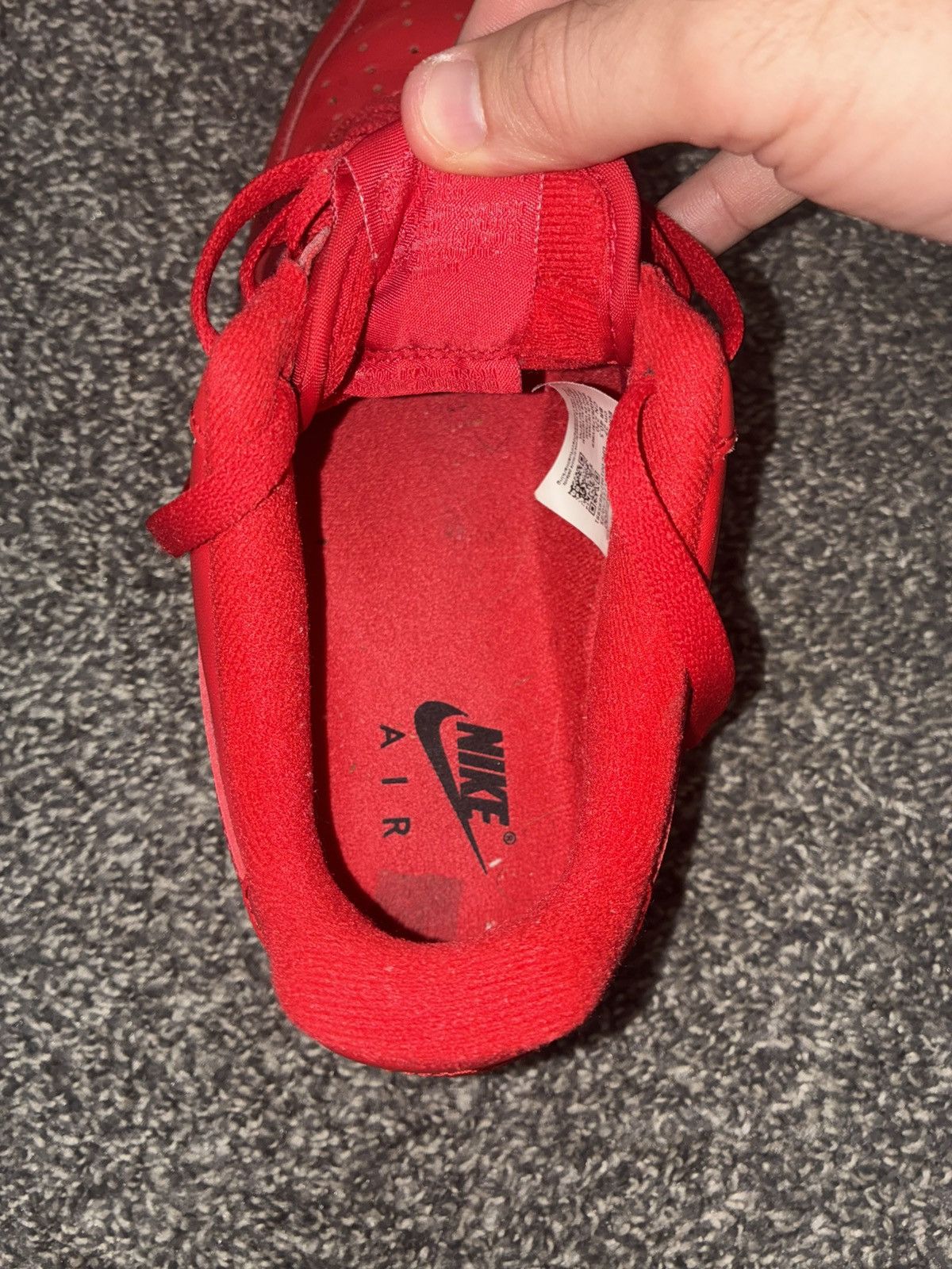 Nike NIKE AIR FORCE RED Size US 9 / EU 42 - 3 Thumbnail