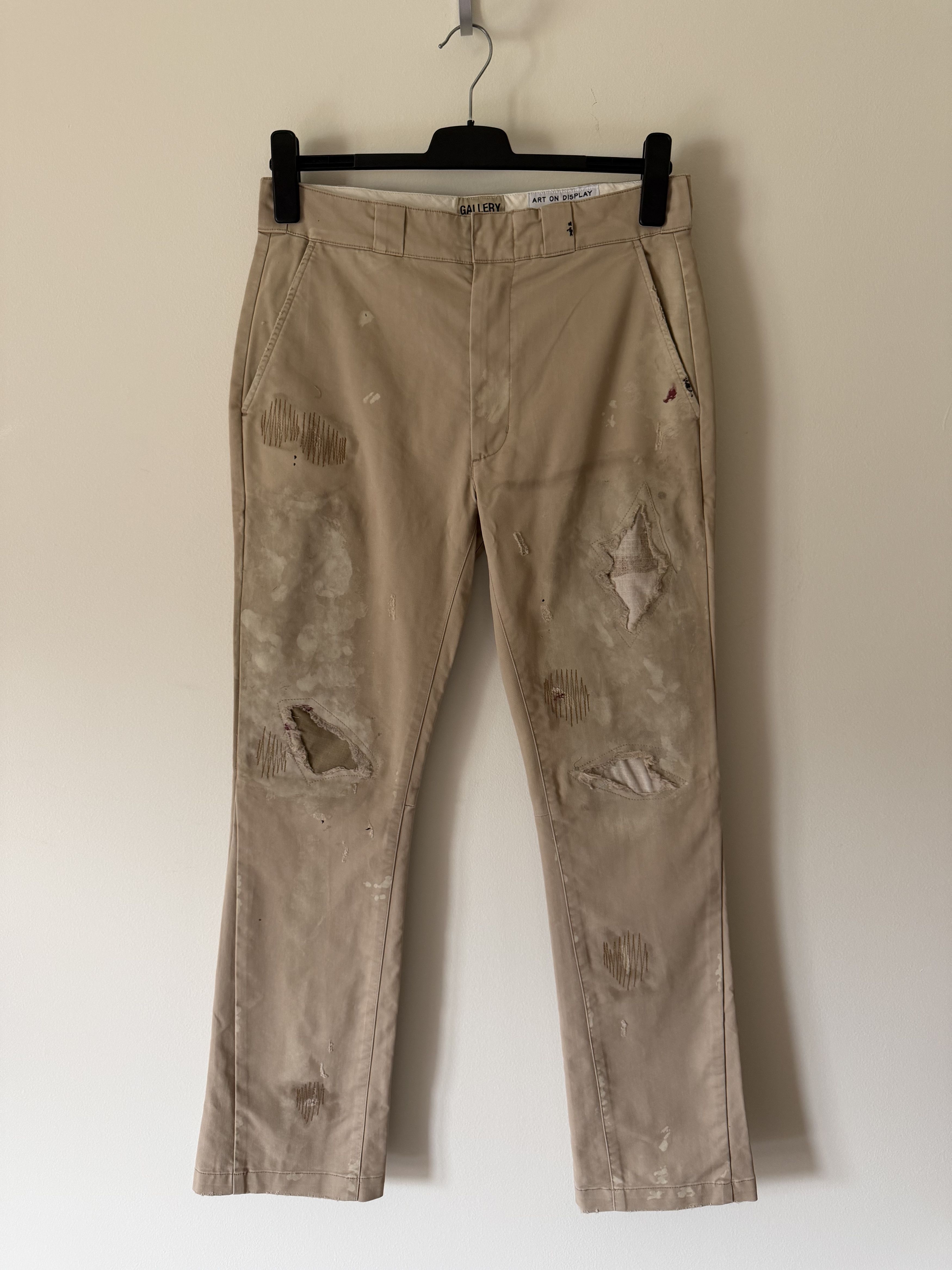 Gallery Dept. Gallery Dept Rico Chino Flare Pants in Tan Size US 33 - 1 Thumbnail