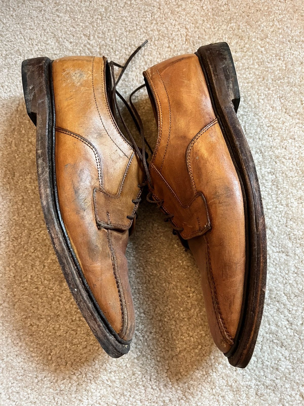 Allen Edmonds Allen Edmonds Brown Leather Dress Shoes Size US 10 / EU 43 - 3 Thumbnail