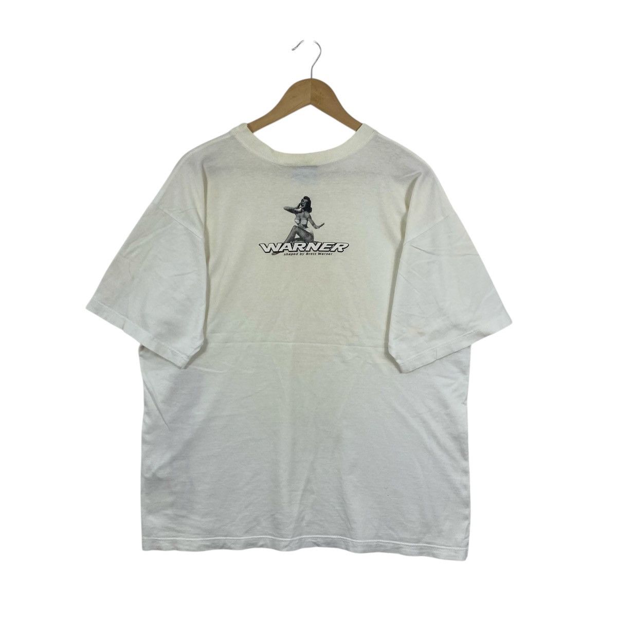 Vintage 90s MCD X Warner Surf Pinup Girl Tee Australia Made XL Size US XL / EU 56 / 4 - 2 Thumbnail