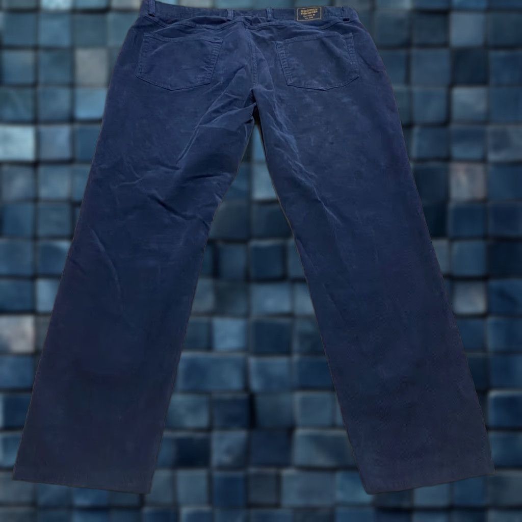 Brooks Brothers Brooks Brothers Jeans Mens 38x32 Blue Straight Corduroy Mid Rise Dark Wash Regular 5-Pocket Design Mens Size US 38 / EU 54 - 1 Thumbnail
