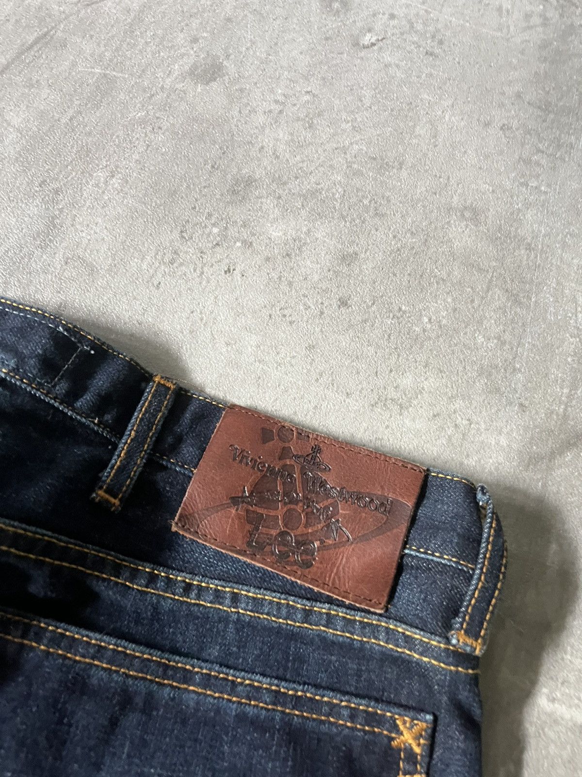 Lee × Vivienne Westwood Vivienne Westwood x Lee zipped crotch jeans navy rare Size US 30 / EU 46 - 18 Thumbnail