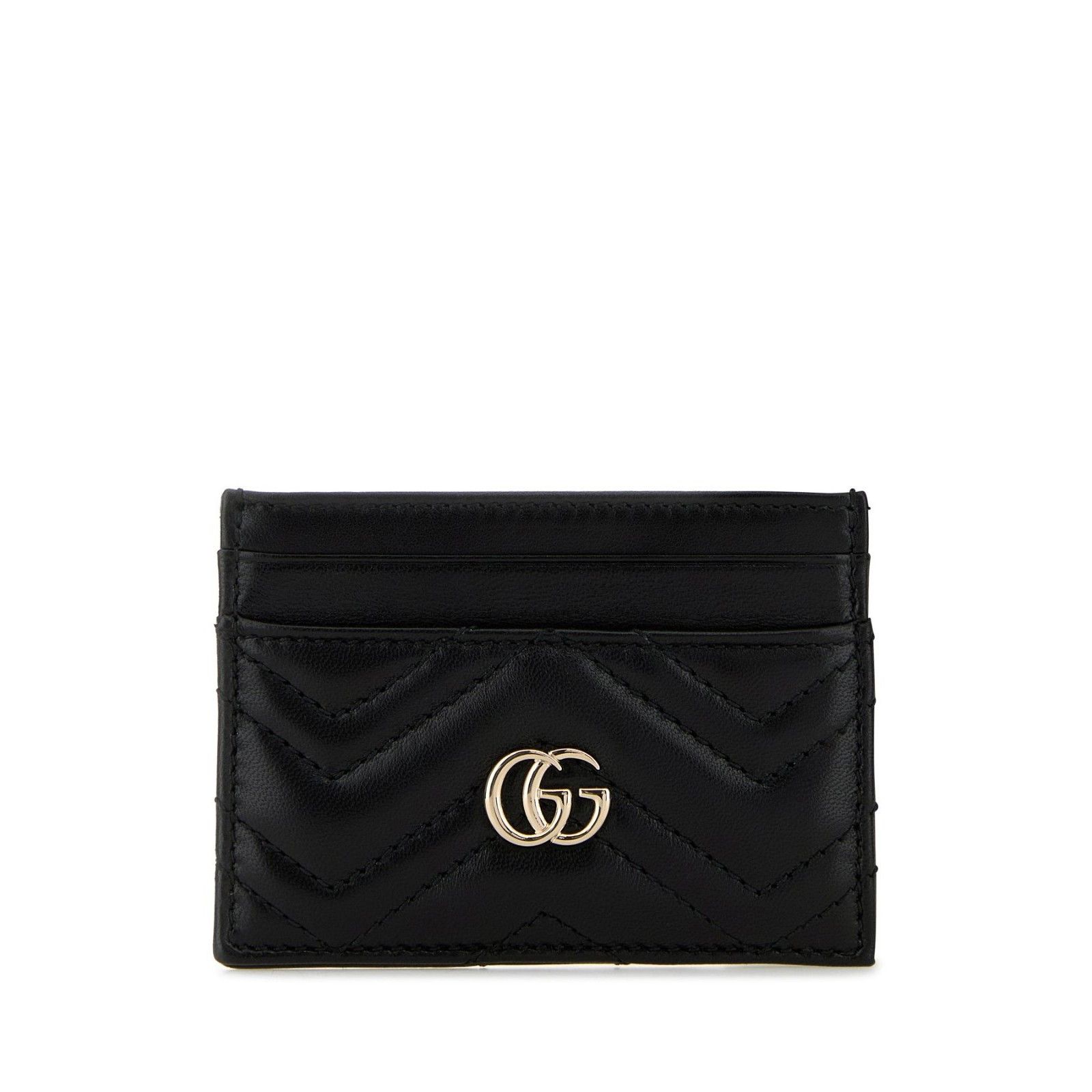 Gucci GUCCI Black Leather Card Holder New & Authentic Size ONE SIZE - 1 Thumbnail