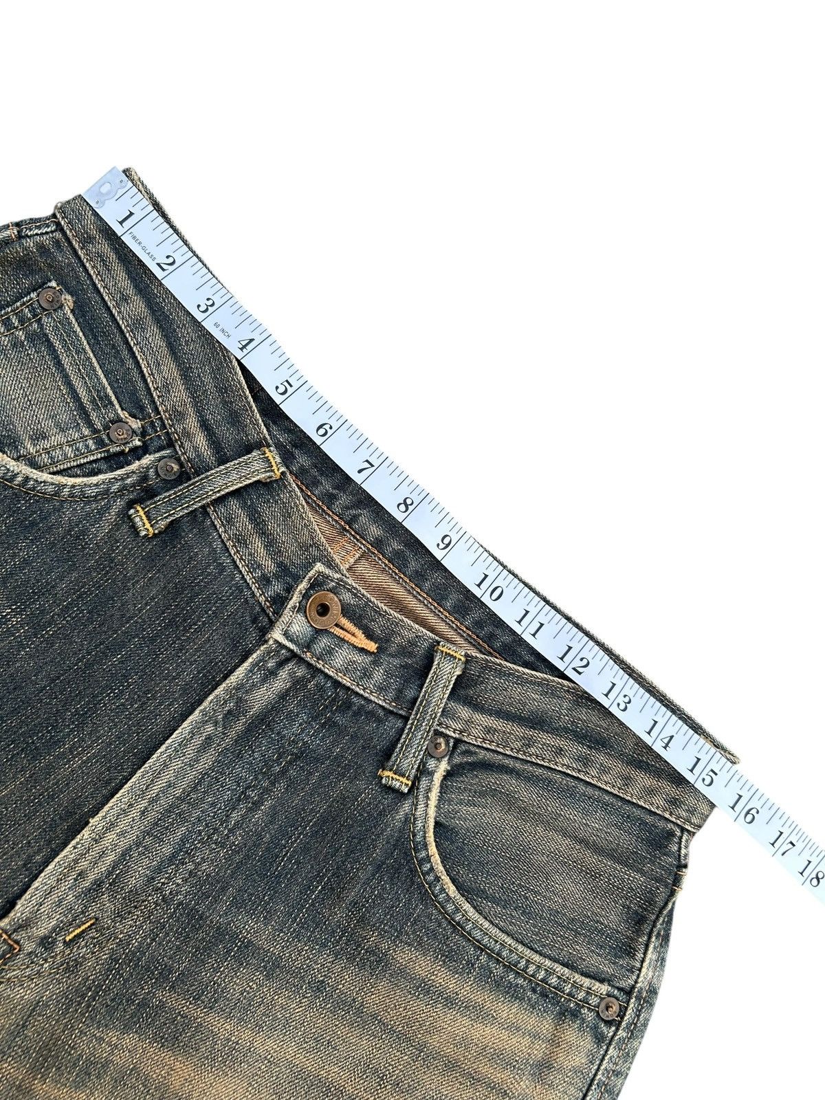 Kapital Vintage Edwin 505zx Selvedge Rusty Mudwash Denim Jeans Size US 31 - 9 Thumbnail