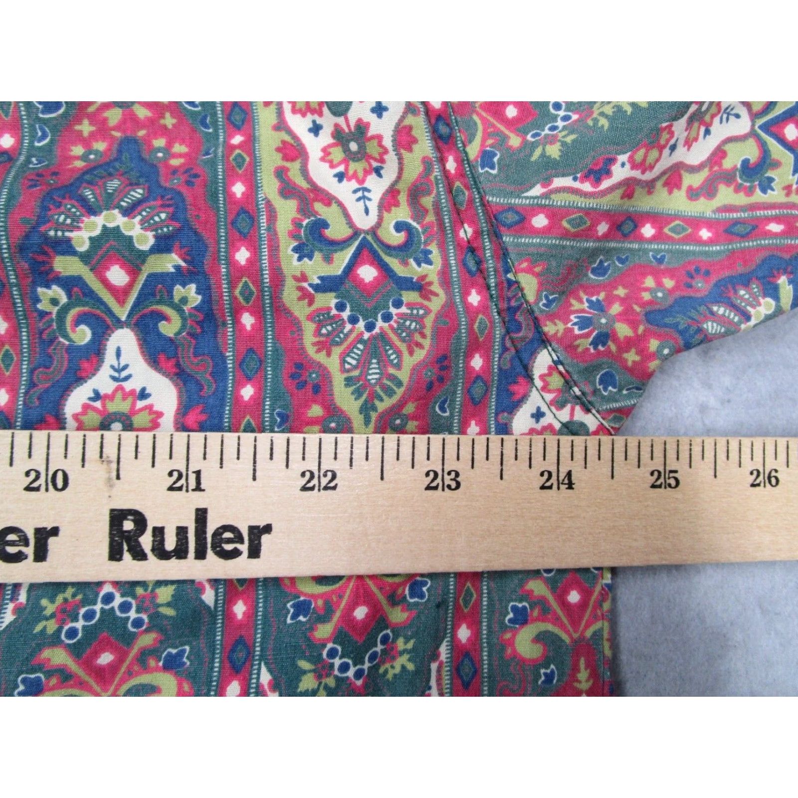 Guess VINTAGE GUESS Shirt Mens Medium Red Geometric Pattern Long Sleeve Button Up 90s Retro Casual Size US M / EU 48-50 / 2 - 6 Thumbnail