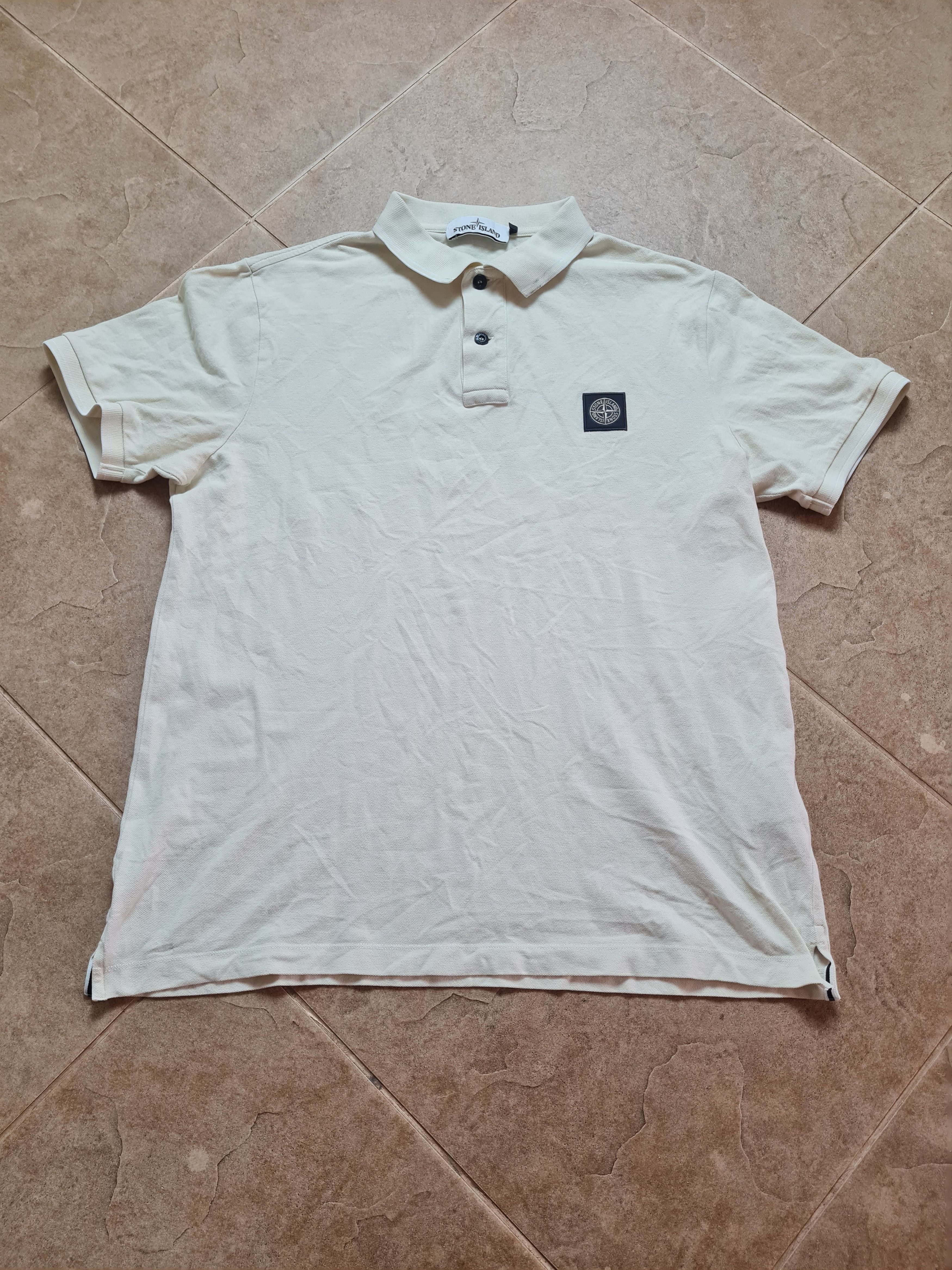 Stone Island Vintage tshirts Stone Island Logo Polo Shirt Size xl yellow Size US XL / EU 56 / 4 - 10 Thumbnail