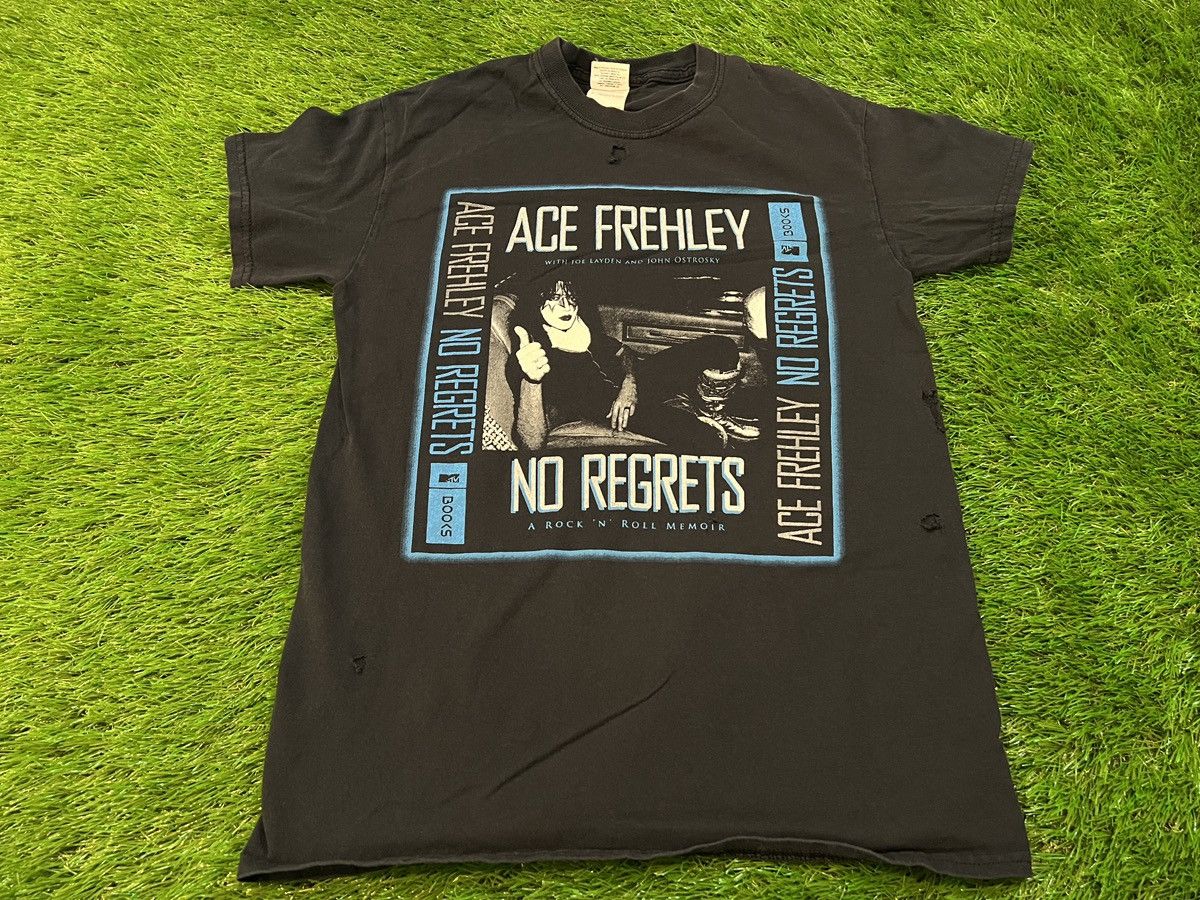 Band Tees Ace Frehley 2011 NO REGRETS MTV Books Promo T-Shirt Size US S / EU 44-46 / 1 - 1 Thumbnail