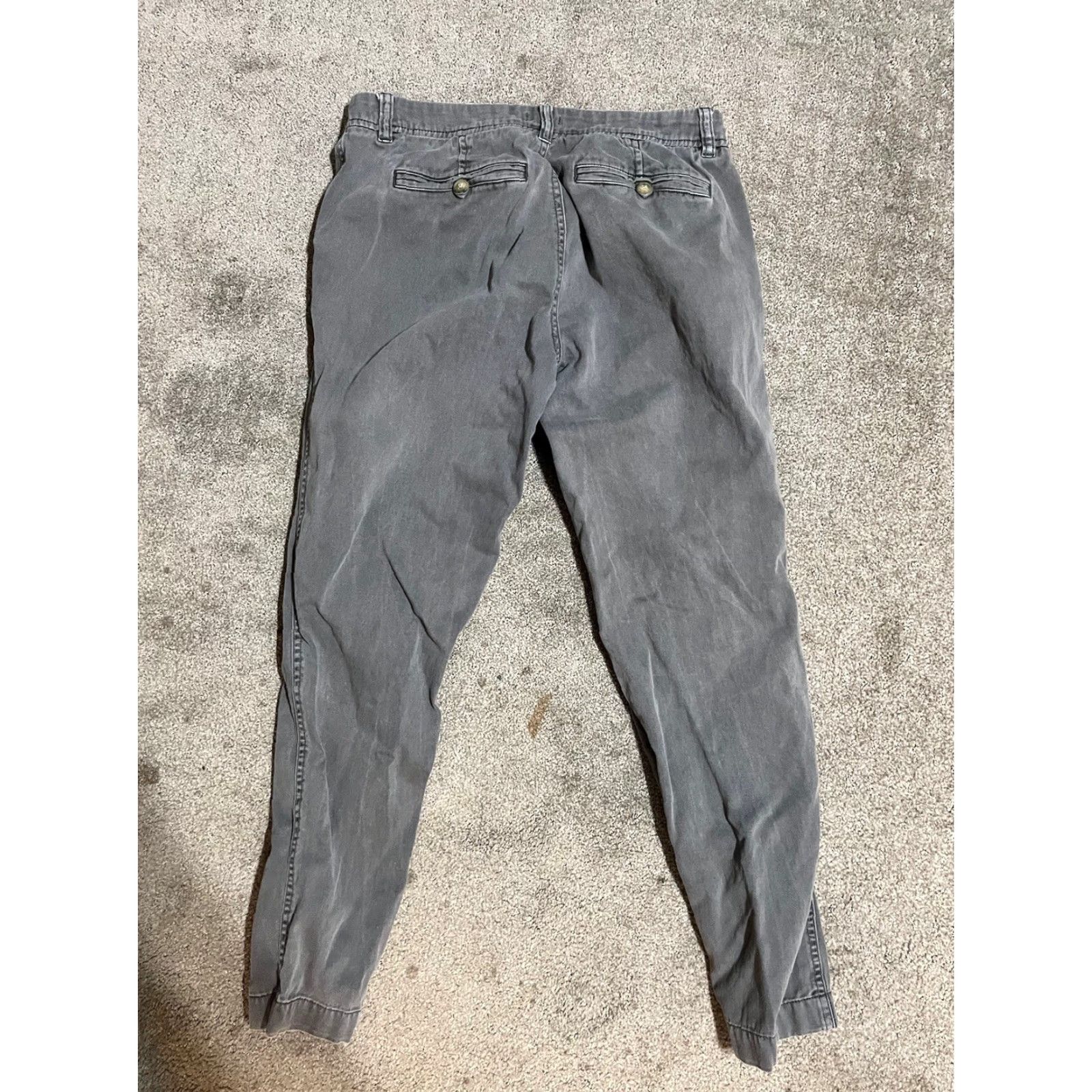 J.Crew J. Crew Womens Chino Pants Slim Gray Size 2 | 100% Cotton Slimming F3176 Size 26" / US 2 / IT 38 - 4 Thumbnail