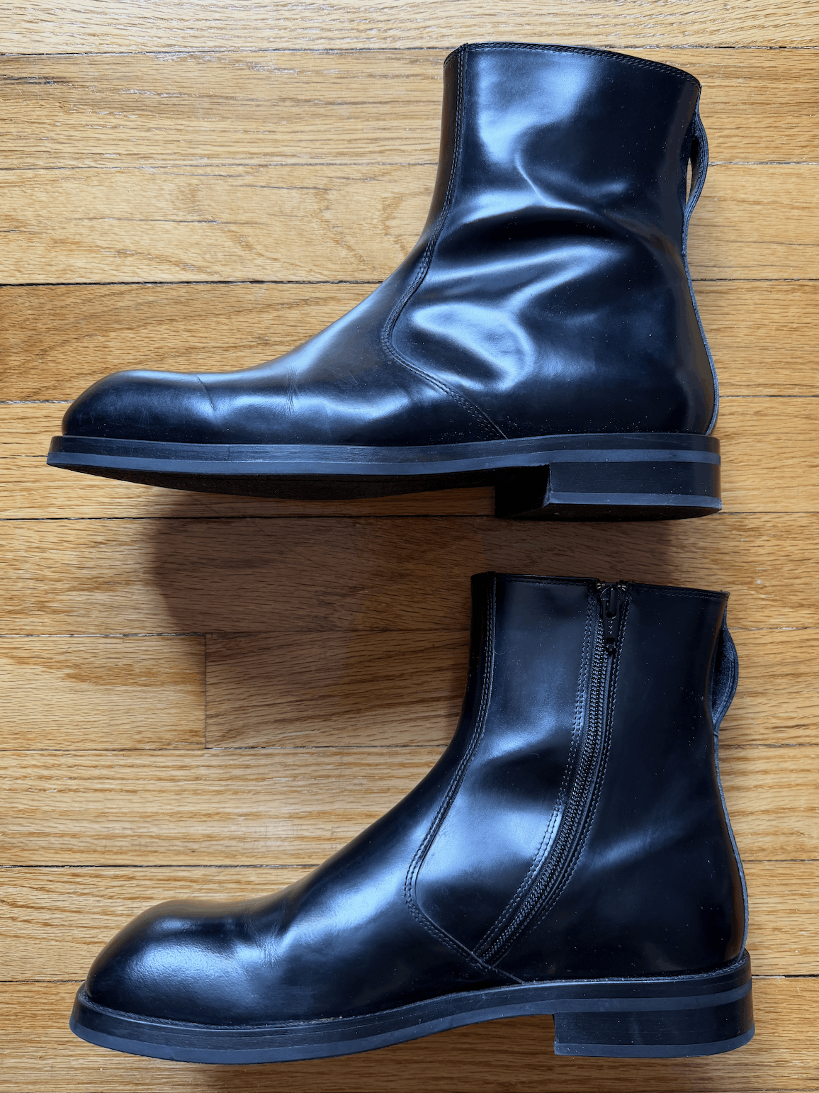 Lemaire ZIPPED BOOTS IN LEATHER Size US 8 / EU 41 - 2 Thumbnail