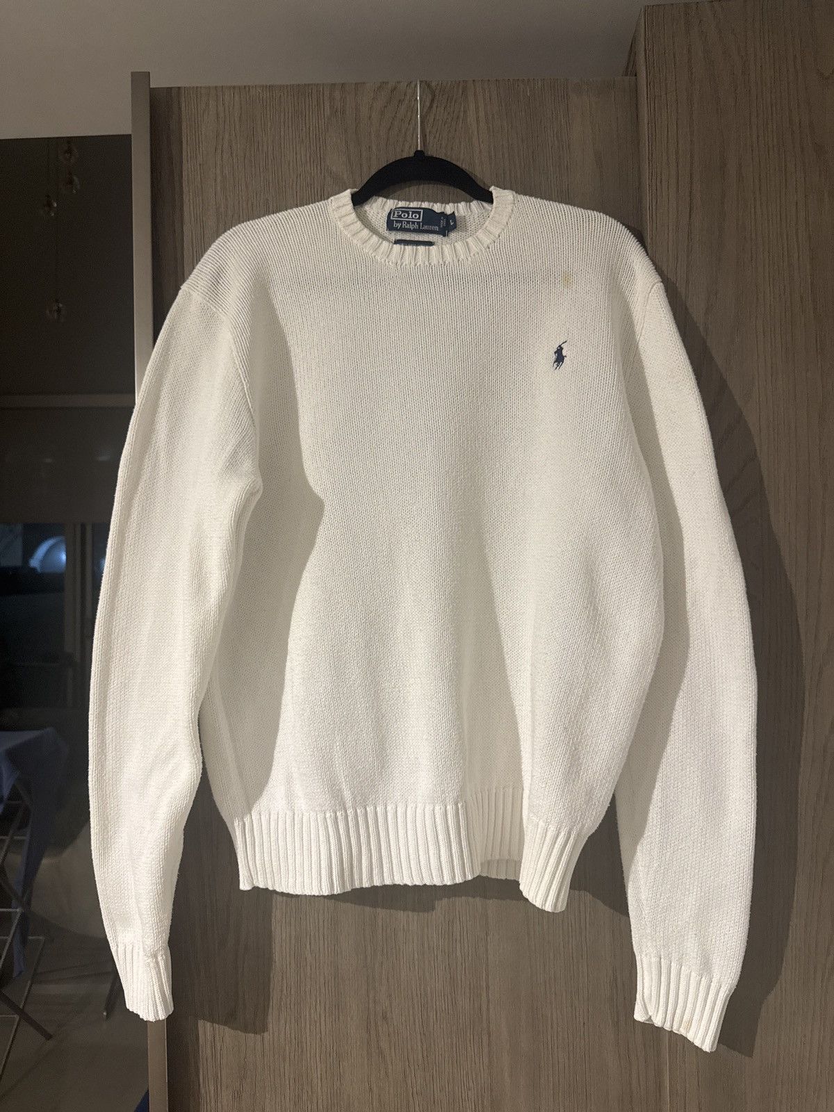 Polo Ralph Lauren Vintage Polo Ralph Lauren Pima Cotton Knit Sweater Size US L / EU 52-54 / 3 - 2 Thumbnail