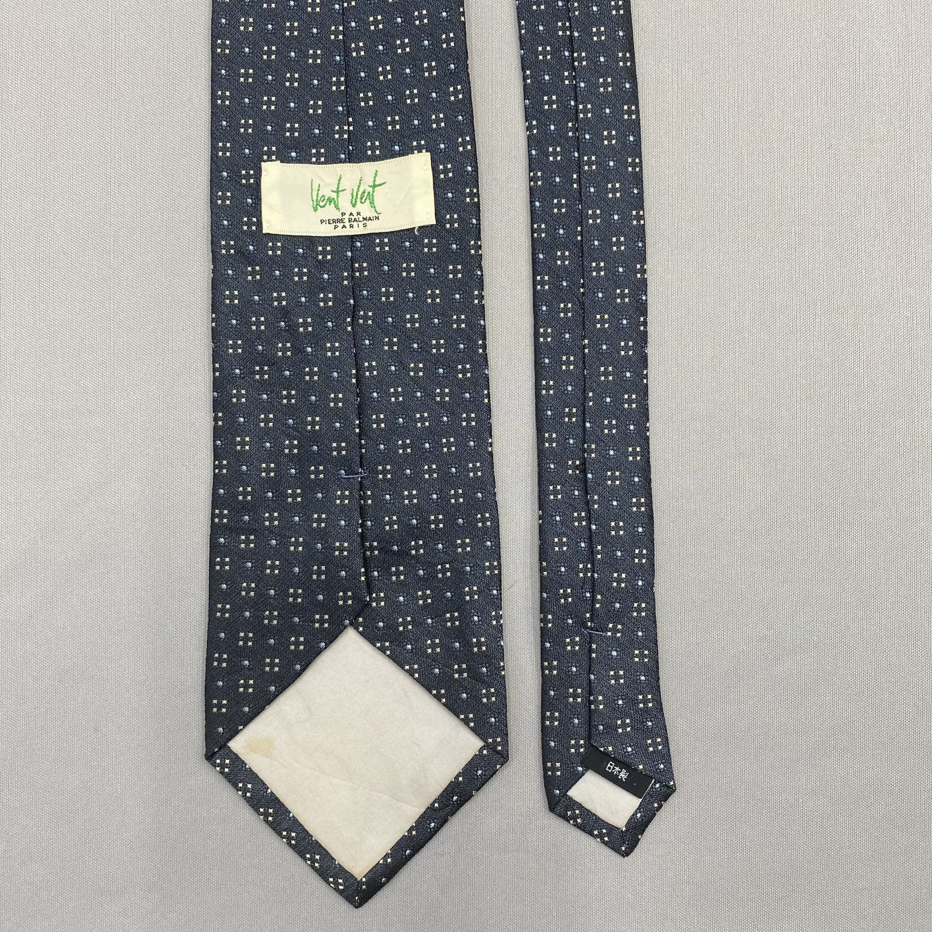 Japanese Brand Vintage Pierre Balmain SILK Necktie Cravate Pure Silk Size ONE SIZE - 6 Thumbnail