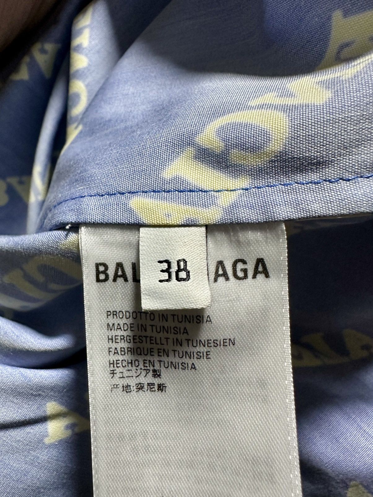 Balenciaga Balenciaga all over print polo Size US XL / EU 56 / 4 - 7 Thumbnail