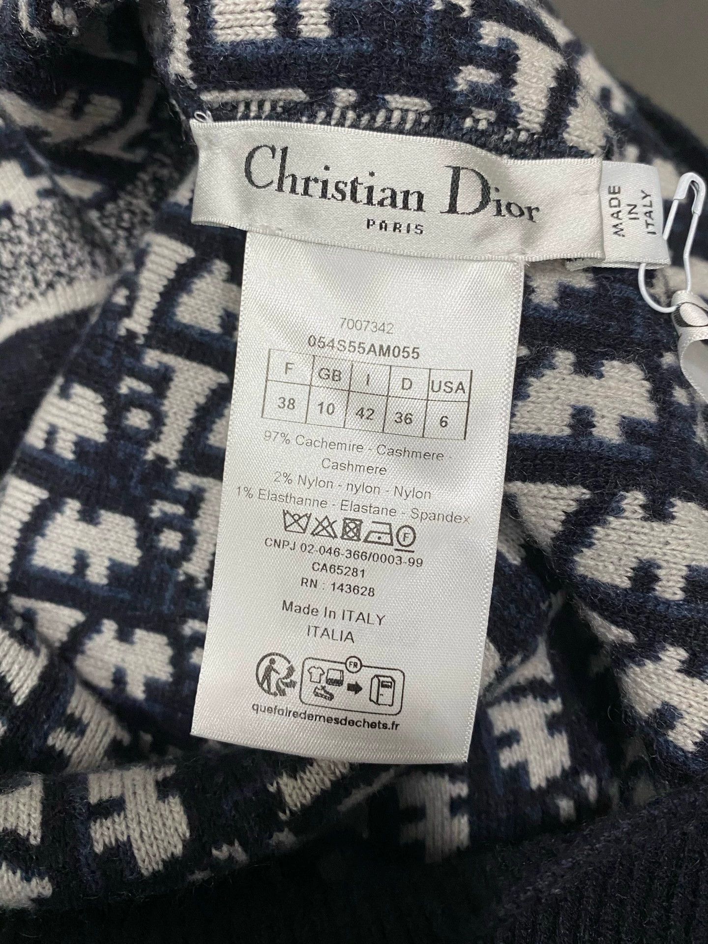 Dior Dior Oblique double-faced sweater FR 38 Size S / US 4 / IT 40 - 8 Thumbnail