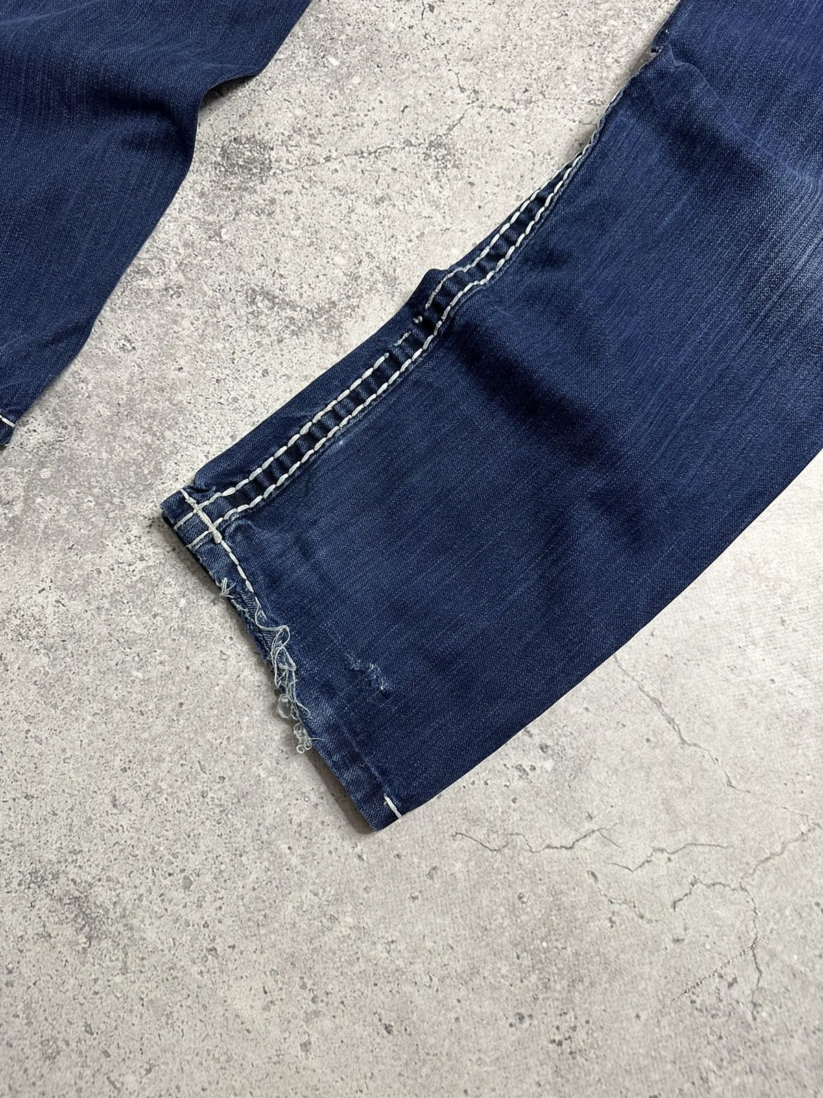 True Religion Rare Y2K True Religion Billy Super T Pocket Distressed Pants Size US 32 / EU 48 - 5 Thumbnail
