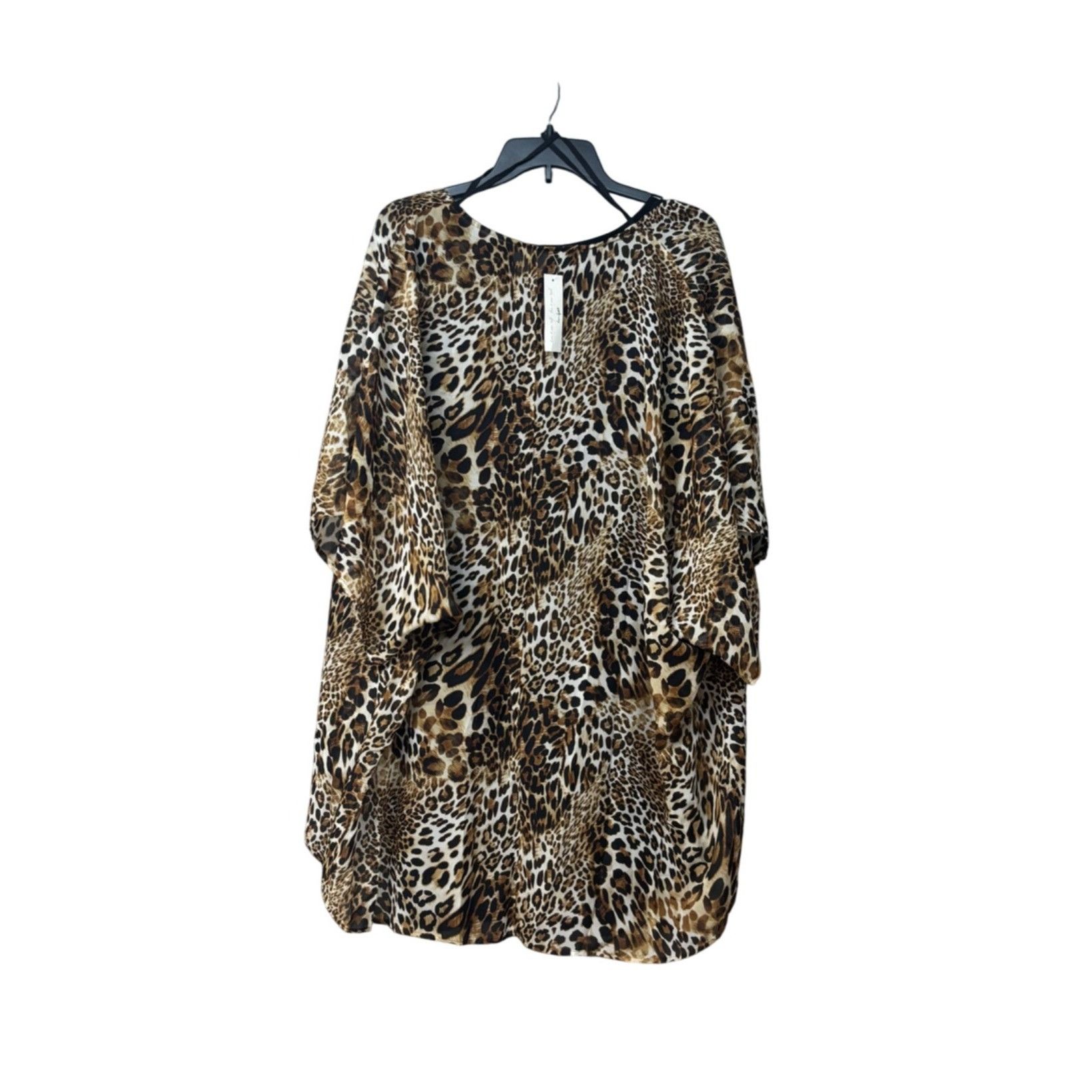 Other Love Squared Trendy Plus Size Shift Dress/ Chiffon Cover up Size ONE SIZE - 9 Thumbnail