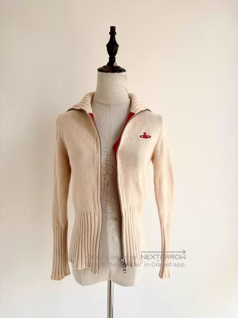 Vivienne Westwood Vivienne Westwood Saturn White Knit Cardigan Jacket Size M / US 6-8 / IT 42-44 - 8 Thumbnail
