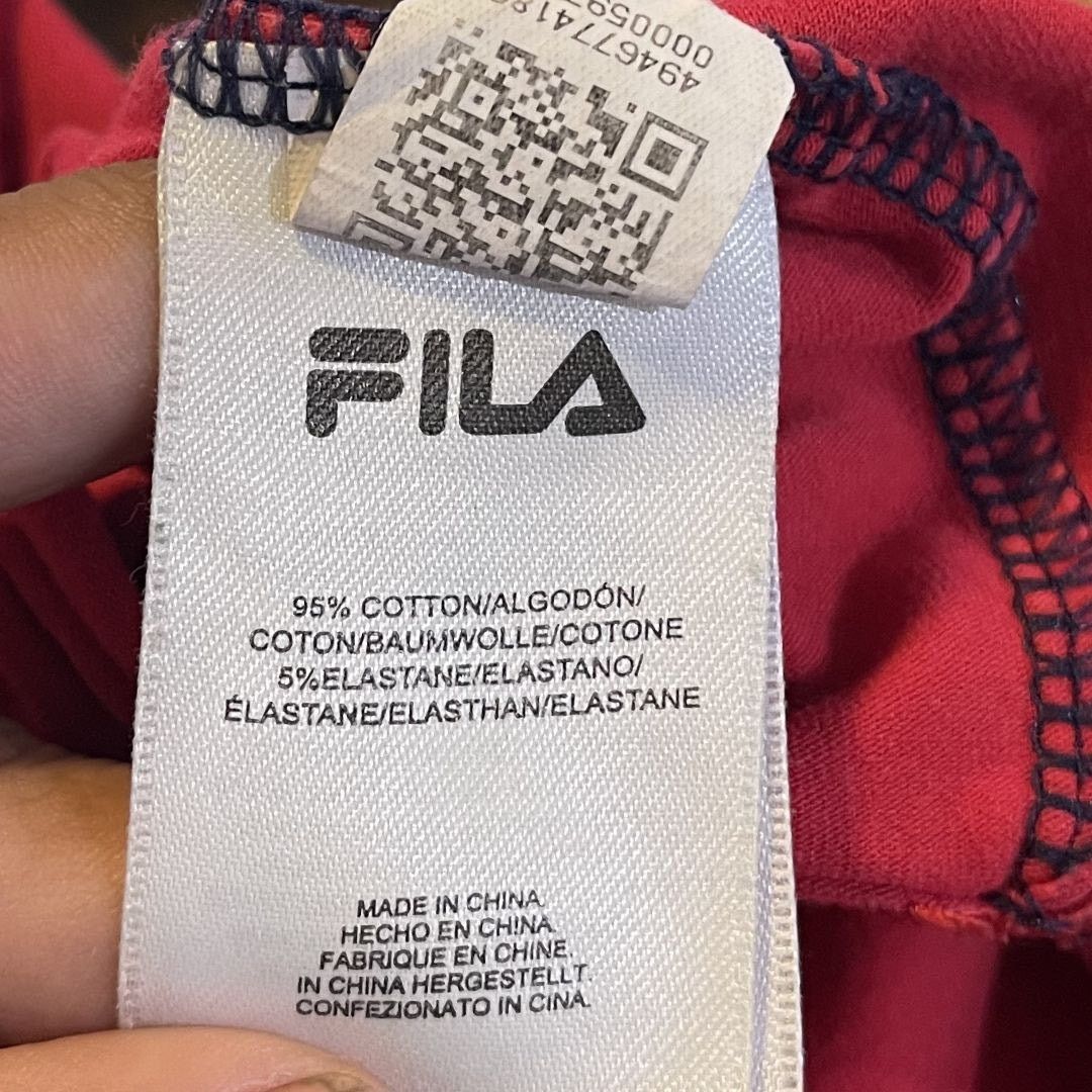 Fila FILA Mesh Long Sleeve Top 80s Y2K Retro Chic Athletic Sporty Size XL / US 12-14 / IT 48-50 - 5 Thumbnail