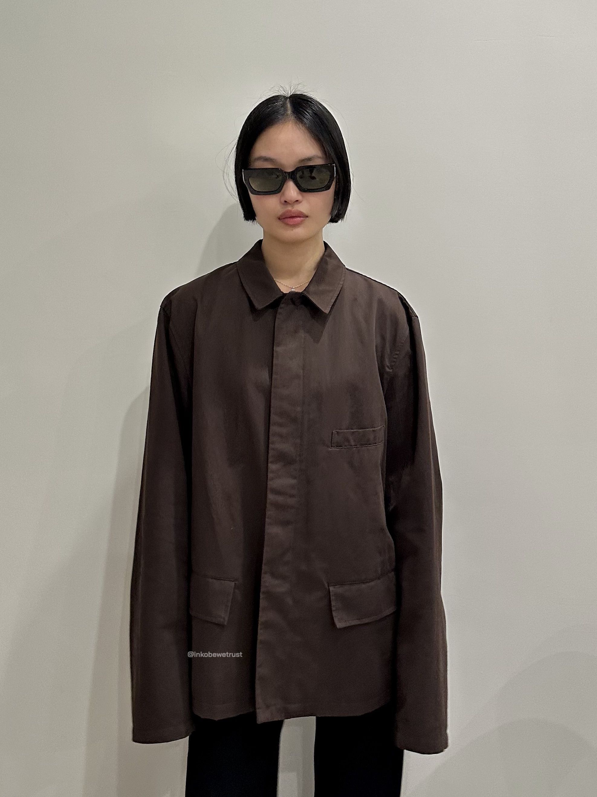 LEMAIRE ジャケット 48 Lemaire Workwear Jacket (Dark Coffee) Size 48