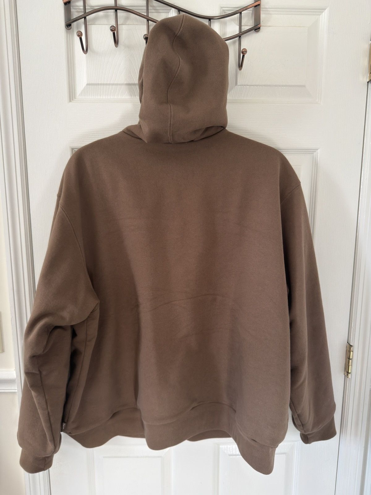 Supreme Supreme Arc Thermal Lined Zip Up Hooded Sweatshirt XXL Brown Size US XXL / EU 58 / 5 - 5 Thumbnail