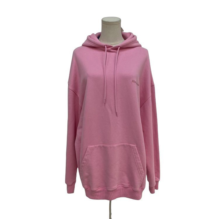 Balenciaga Balenciaga Pink BB Logo Hoodie Size L Size US L / EU 52-54 / 3 - 1 Thumbnail