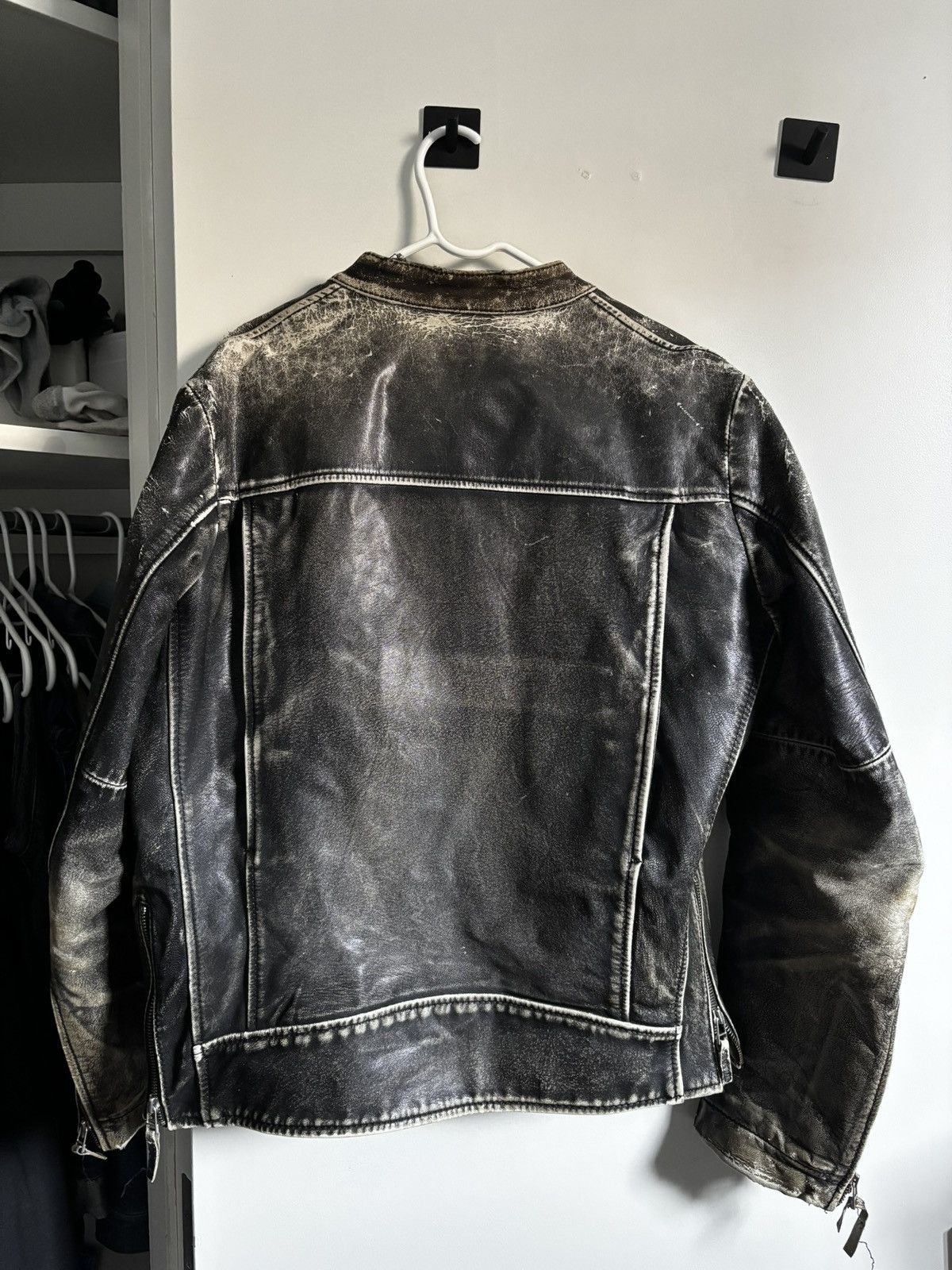 Diesel Diesel Leather Jacket Size US L / EU 52-54 / 3 - 2 Thumbnail