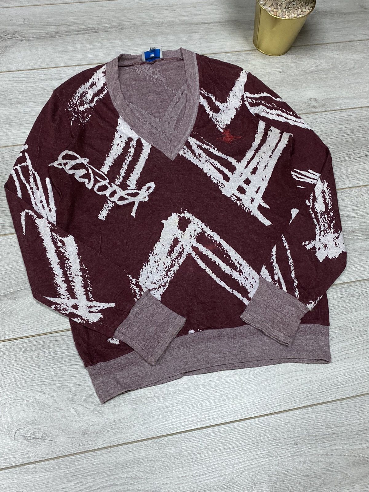 Vivienne Westwood Vivienne Westwood vintage big orb overprint monogram long Size US L / EU 52-54 / 3 - 1 Thumbnail