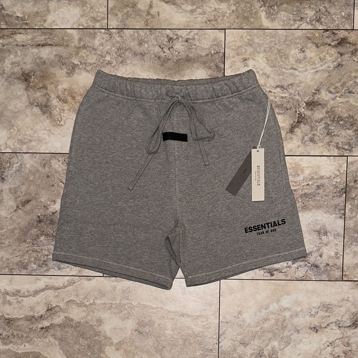 Fear of God Essentials Sweatshort Dark Oatmeal Size Small