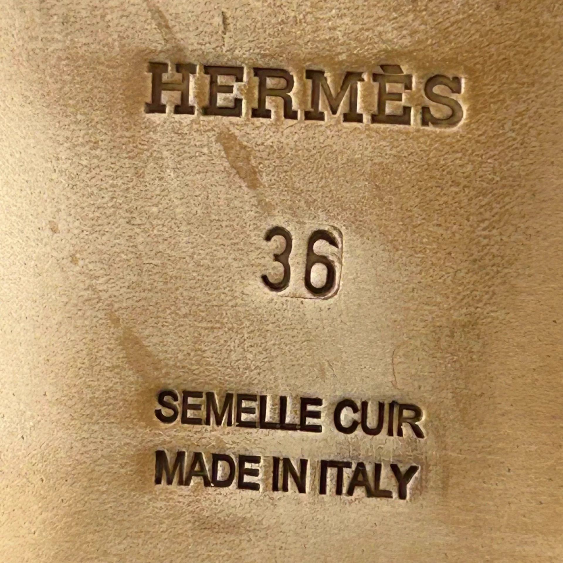 Hermes Hermes brown short boots EU36 Kelly lock Size US 5 / IT 35 - 7 Thumbnail