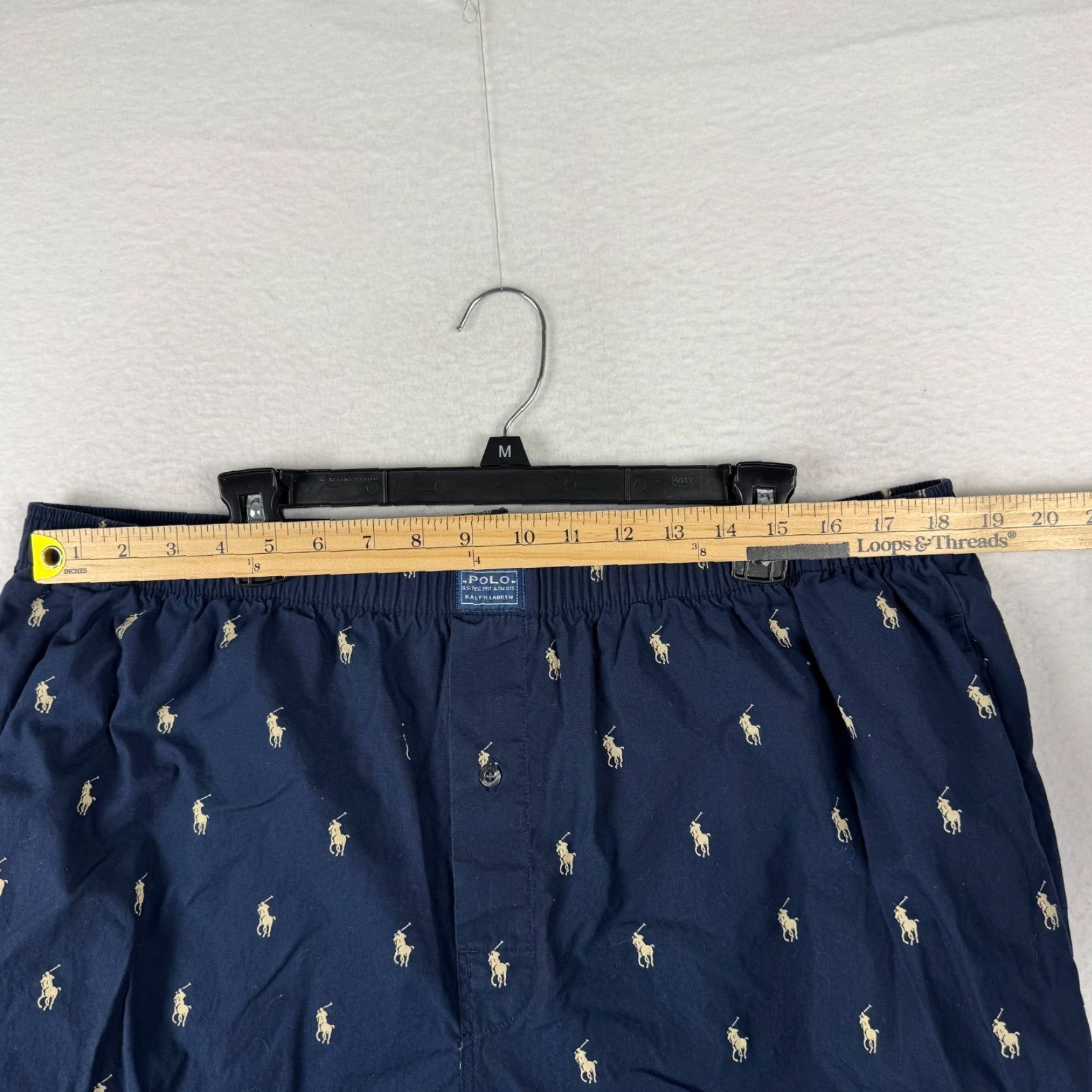 Polo Ralph Lauren Polo Ralph Lauren Sleepwear Pajama Pants Men's XL Blue Embroidered Pony Logo Knit 100% Cotton Size US XL / EU 56 / 4 - 6 Thumbnail