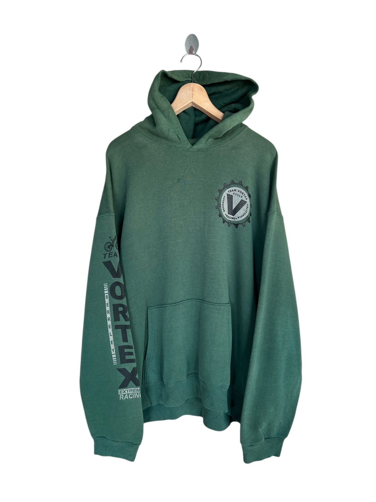 Soffe Vintage Team Vortex Cycle Racing Hoodies Size US L / EU 52-54 / 3 - 1 Thumbnail