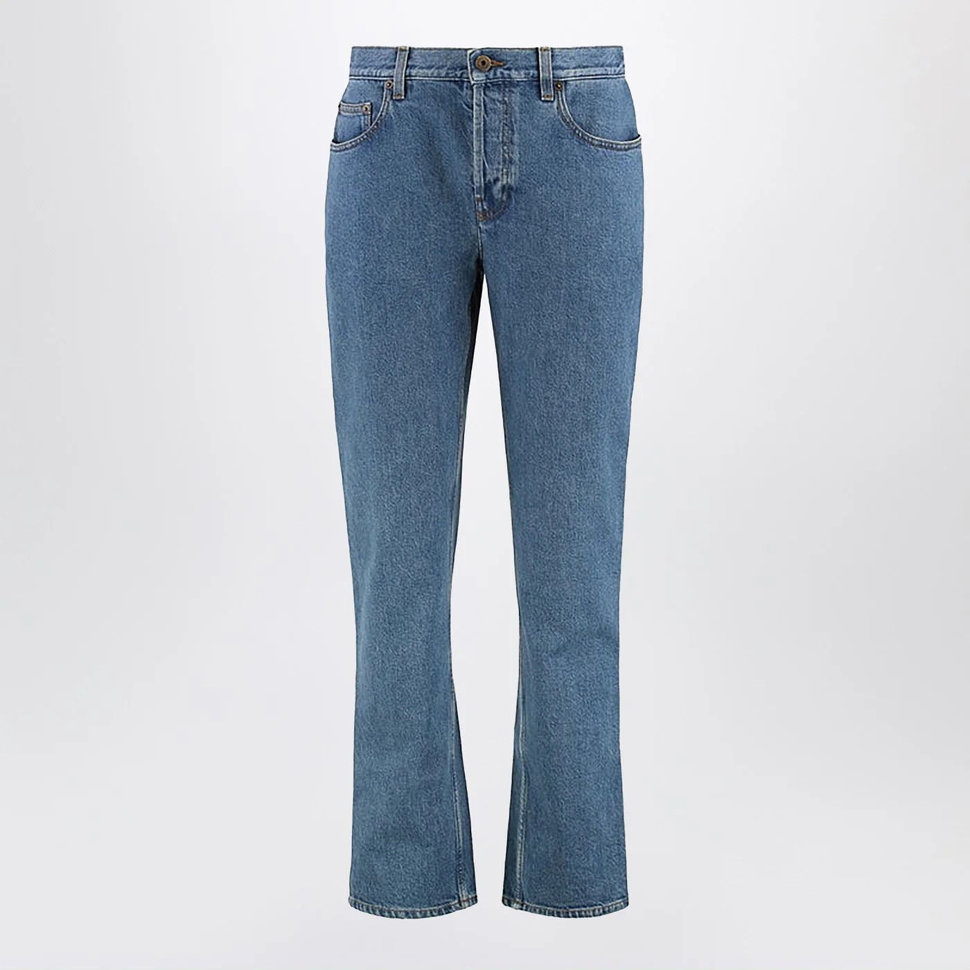 Burberry o1d2blof0426 Straight Denim Jeans in Blue Size 27" / US 4 / IT 40 - 3 Thumbnail