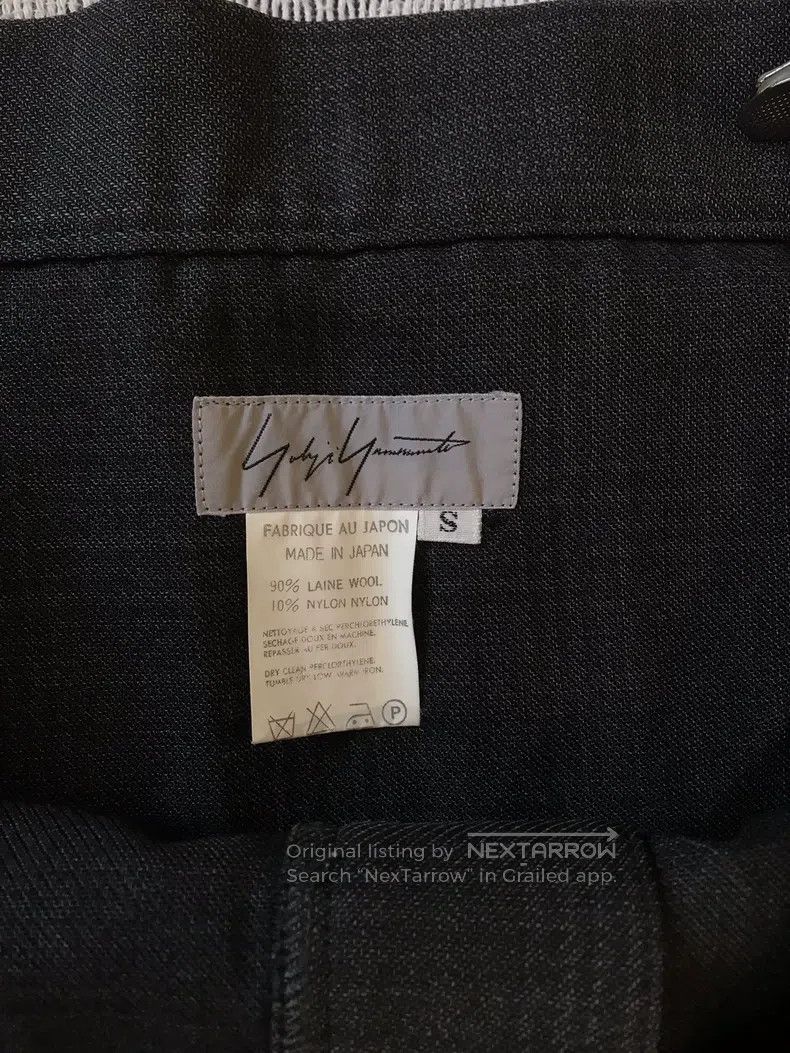 Yohji Yamamoto Yohji Yamamoto size s 90's grey suit straight skirt Size 24" / US 00 / IT 34 - 4 Thumbnail