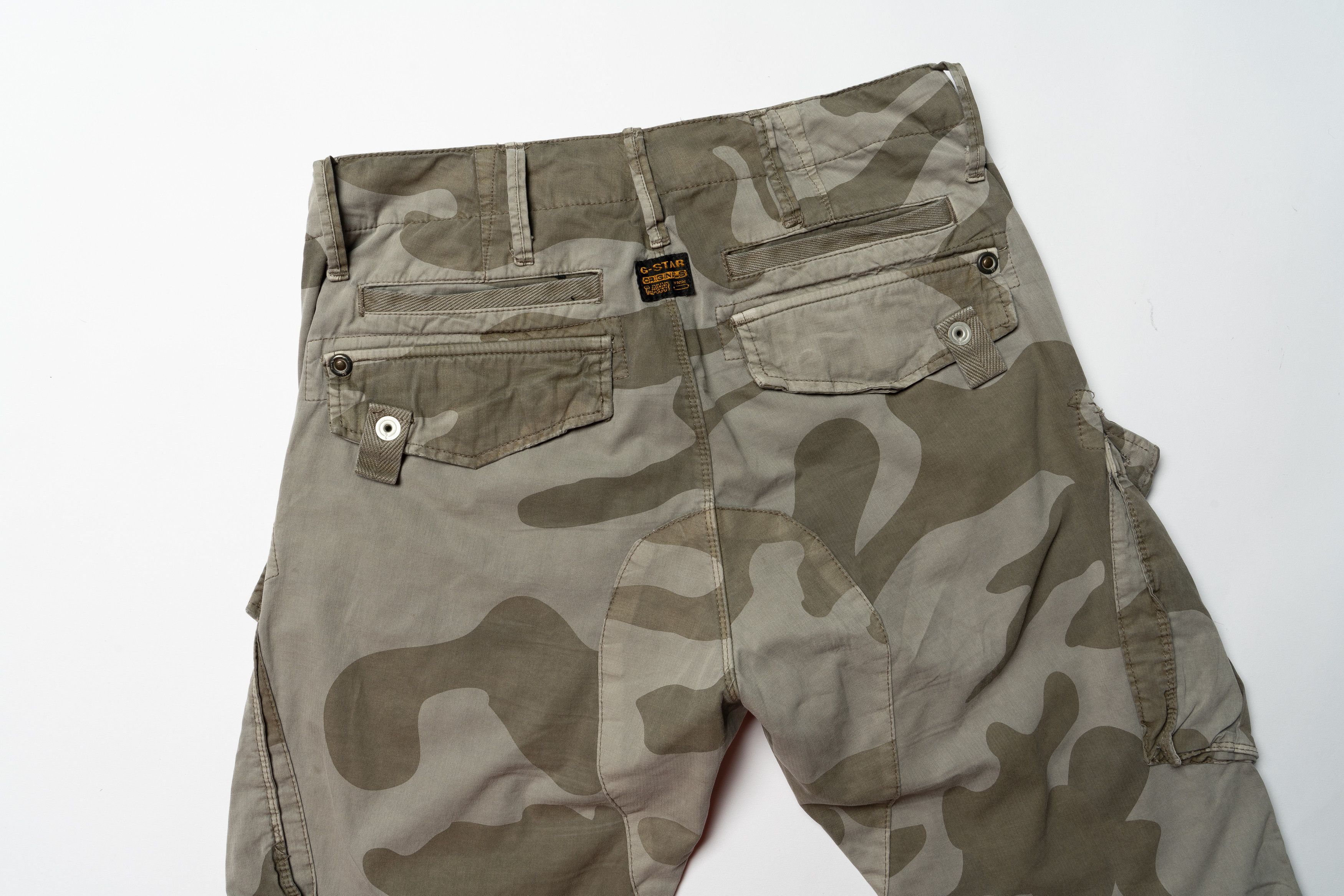 G-Star 🔵G-STAR RAW Vtg Army Rovic Belt Tapered Cargo Camo Pants Size US 30 / EU 46 - 14 Thumbnail