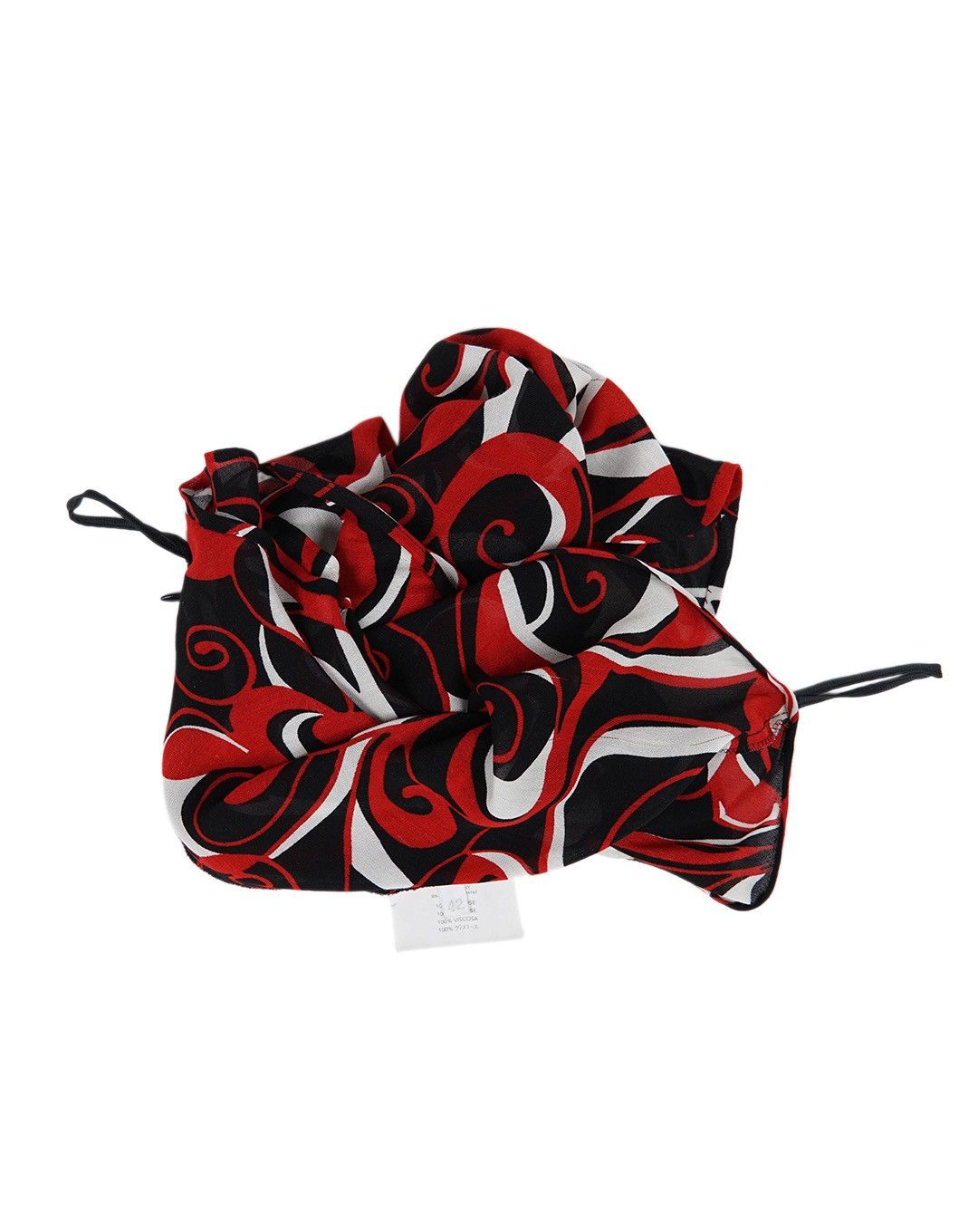 Miu Miu Miu Miu F/W2000 Swirl Print Viscose Skirt Size 28" / US 6 / IT 42 - 6 Thumbnail