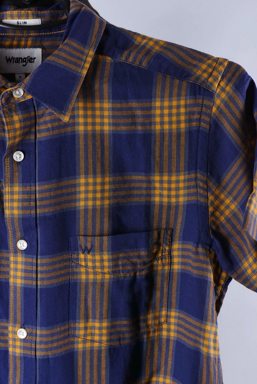 Wrangler Wrangler Plaid Short Sleeve Slim Fit Button Up Shirt Size US S / EU 44-46 / 1 - 2 Thumbnail