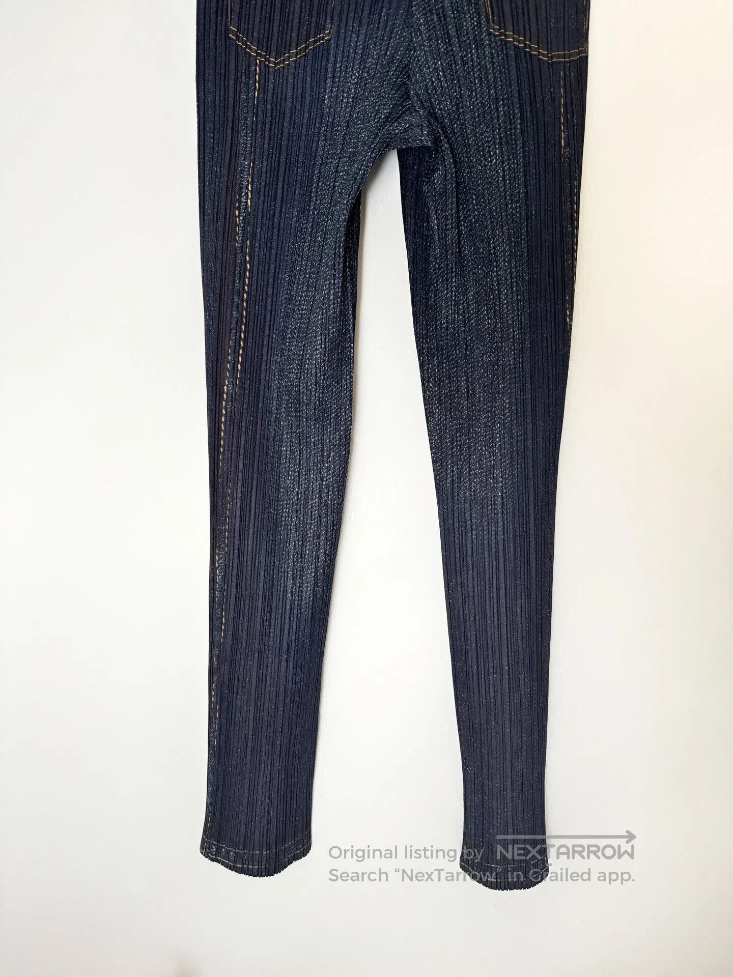 Pleats Please Issey Miyake Issey Miyake Pleats Please Blue Jeans. Size 24" / US 00 / IT 34 - 6 Thumbnail