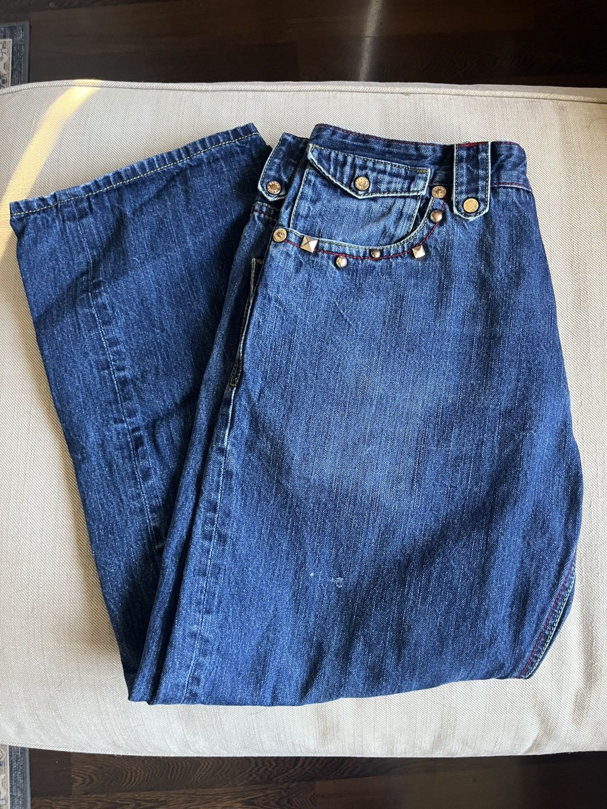 Coogi Vintage Coogi Embroidered Snake Denim Jeans Size US 36 / EU 52 - 2 Thumbnail