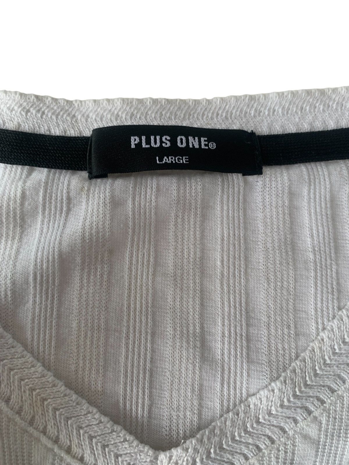 Japanese Brand 2000s japanese archive plus one y2k short sleeve tee Size US L / EU 52-54 / 3 - 3 Thumbnail