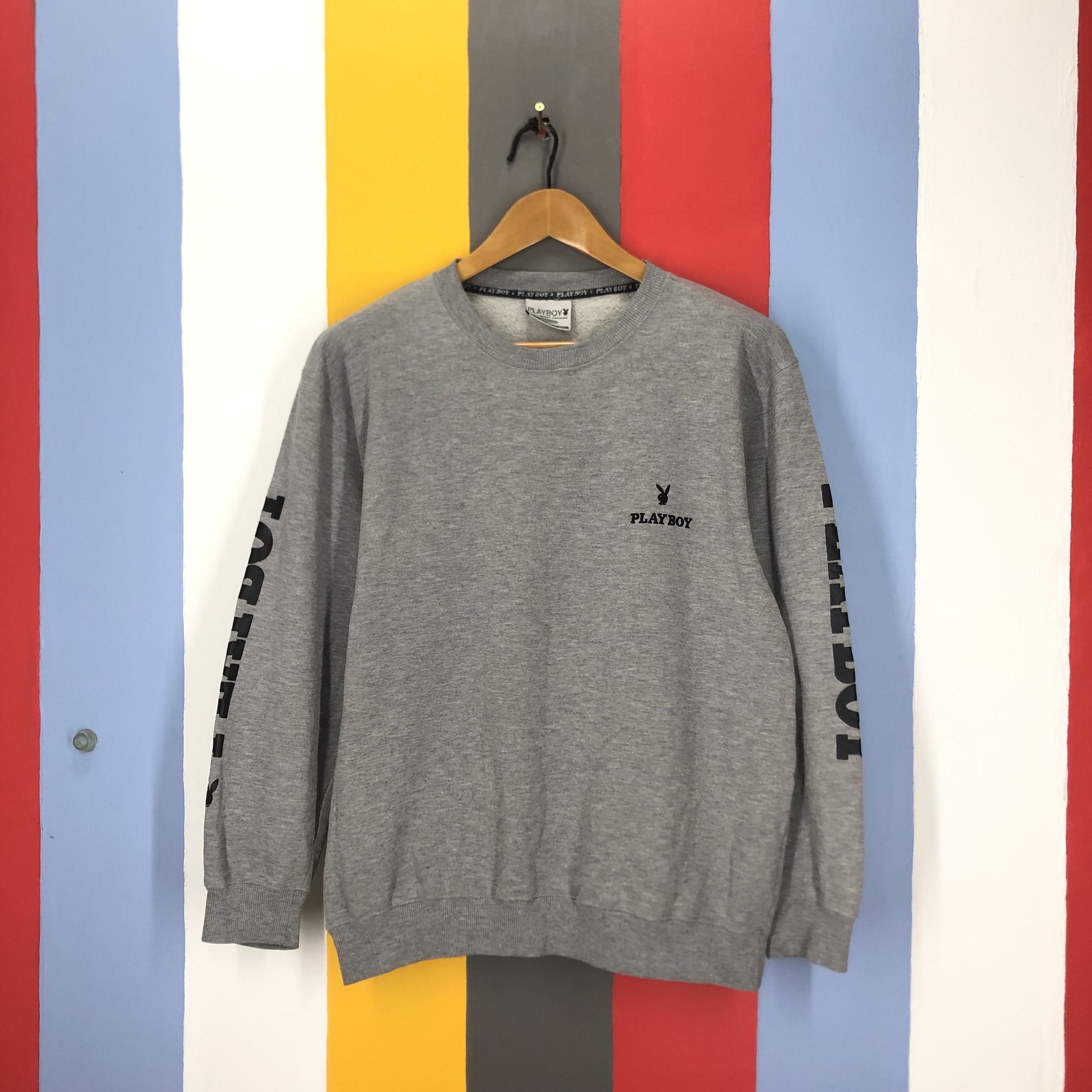 Playboy Vintage PLAYBOY Crew Neck Sweatshirt #1641/03 Size US L / EU 52-54 / 3 - 5 Thumbnail