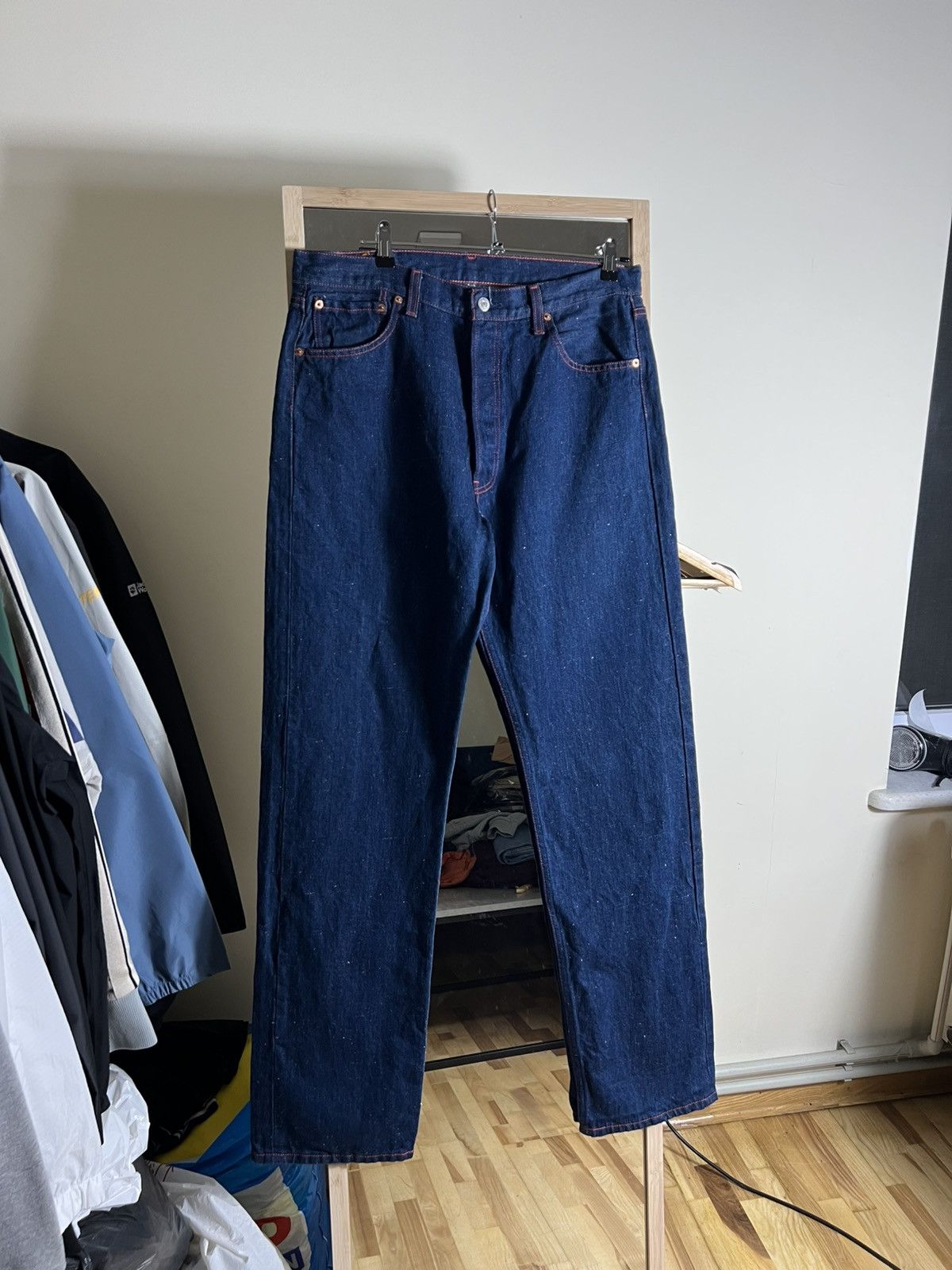 Levi's Levi’s 501 Vintage Relaxed Fit Red Stitch Denim Jeans Poland Size US 36 / EU 52 - 9 Thumbnail
