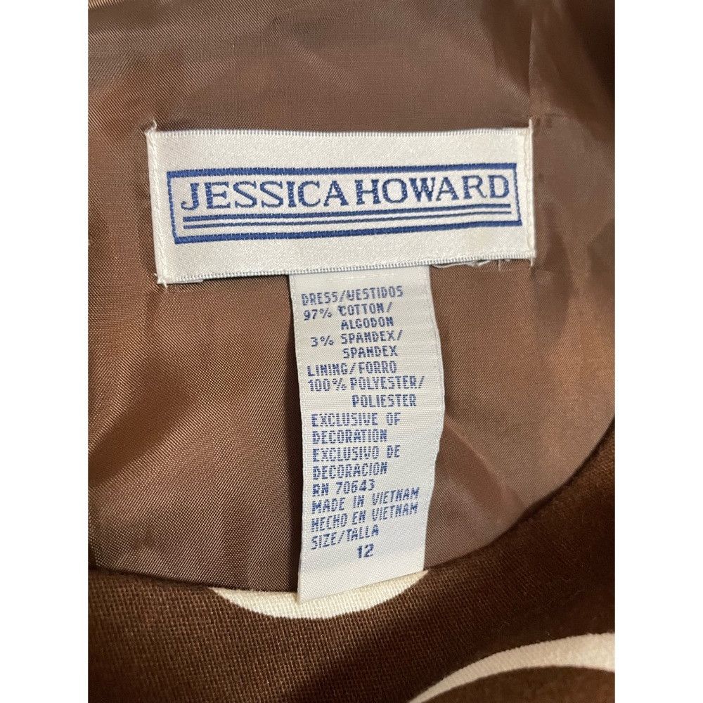 Other Jessica Howard Sleeveless Brown With Ribbon Tie Dress Size Size XL / US 12-14 / IT 48-50 - 7 Thumbnail