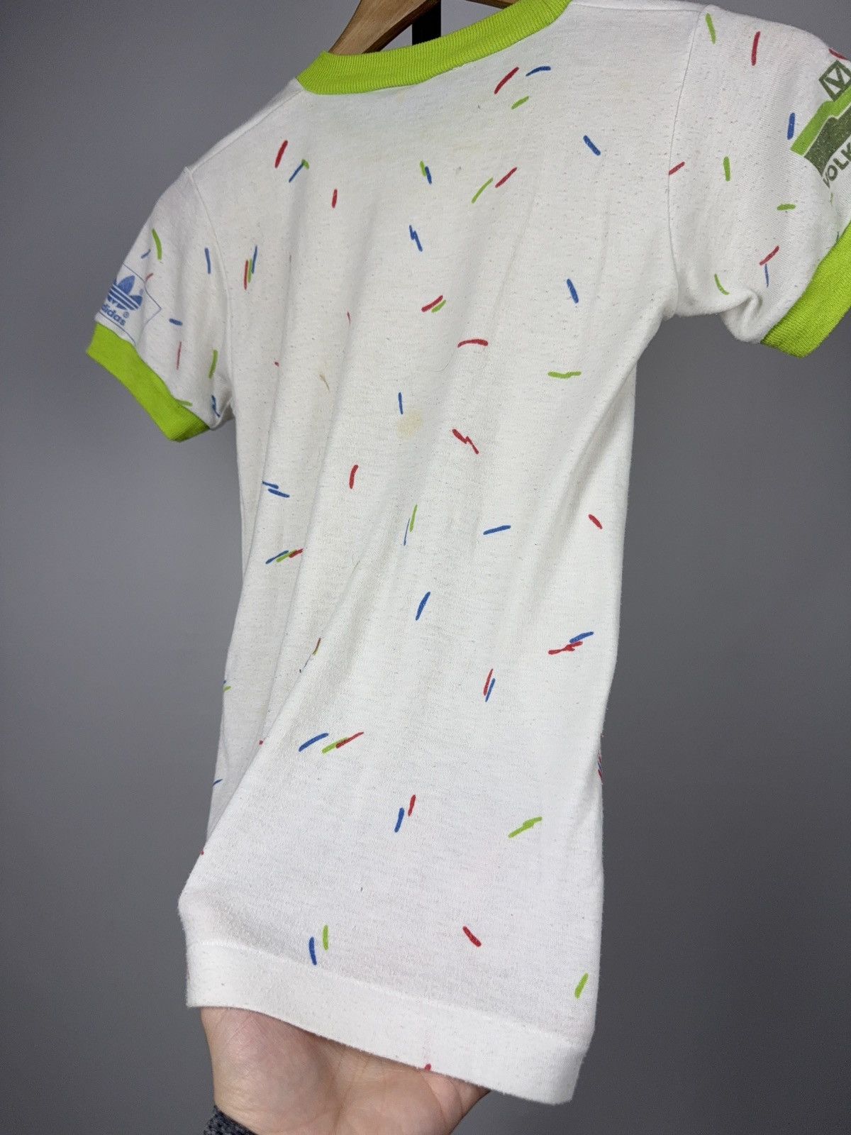 Adidas 1980s Adidas Trefoil Grand Prix Cycling Women’s T-Shirt Size XS / US 0-2 / IT 36-38 - 17 Thumbnail
