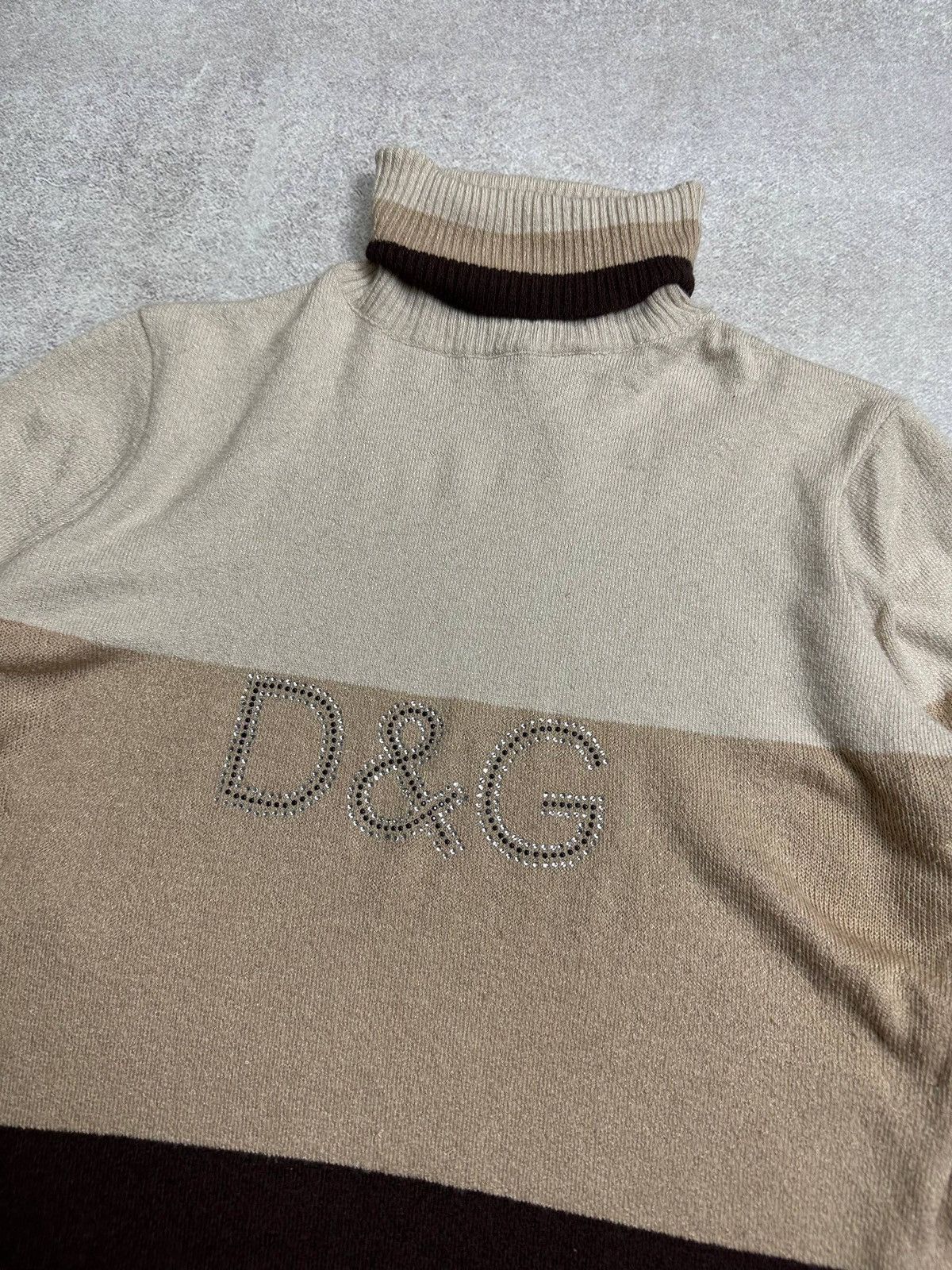 Dolce & Gabbana Vintage DG Dolce Gabbana Retro Y2K Knit Sweater Rare S Size M / US 6-8 / IT 42-44 - 3 Thumbnail
