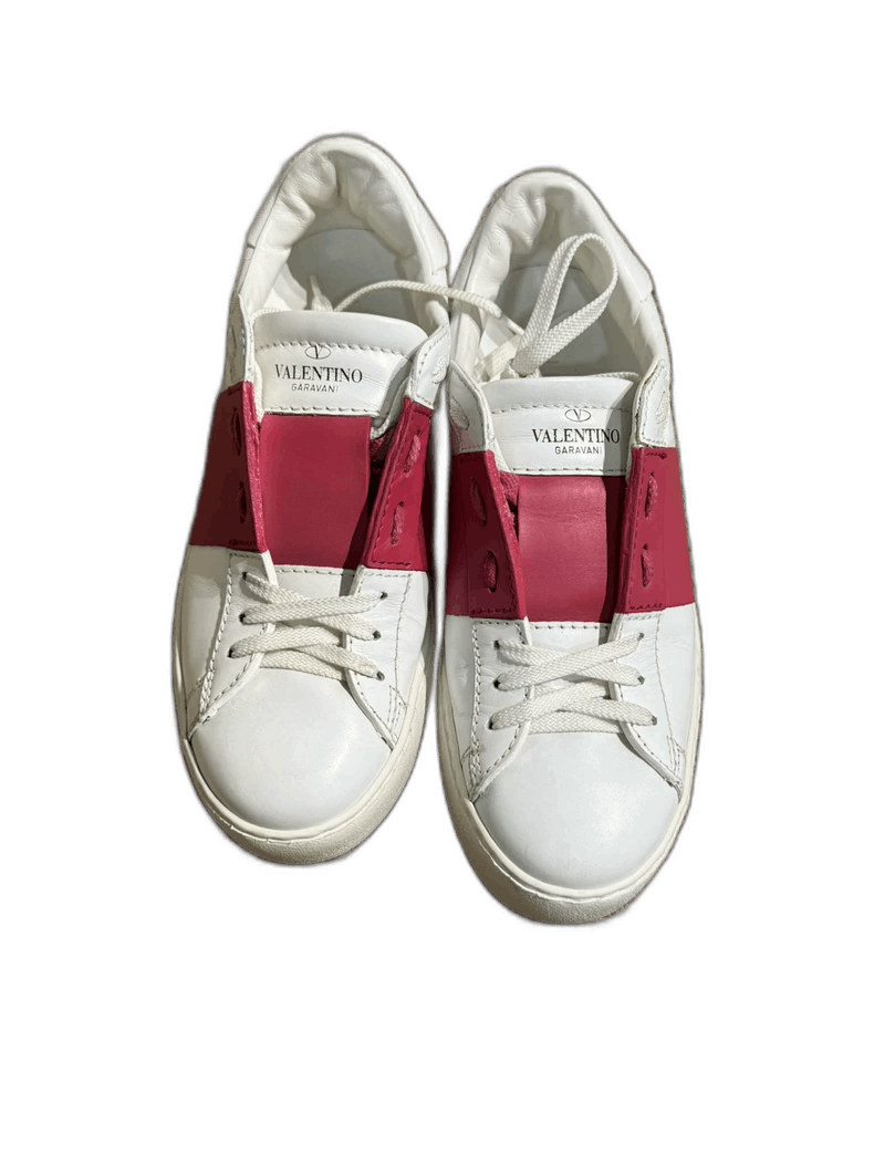 Valentino Valentino Classic White Red Sneakers Size 36 Size US 6 / IT 36 - 1 Thumbnail