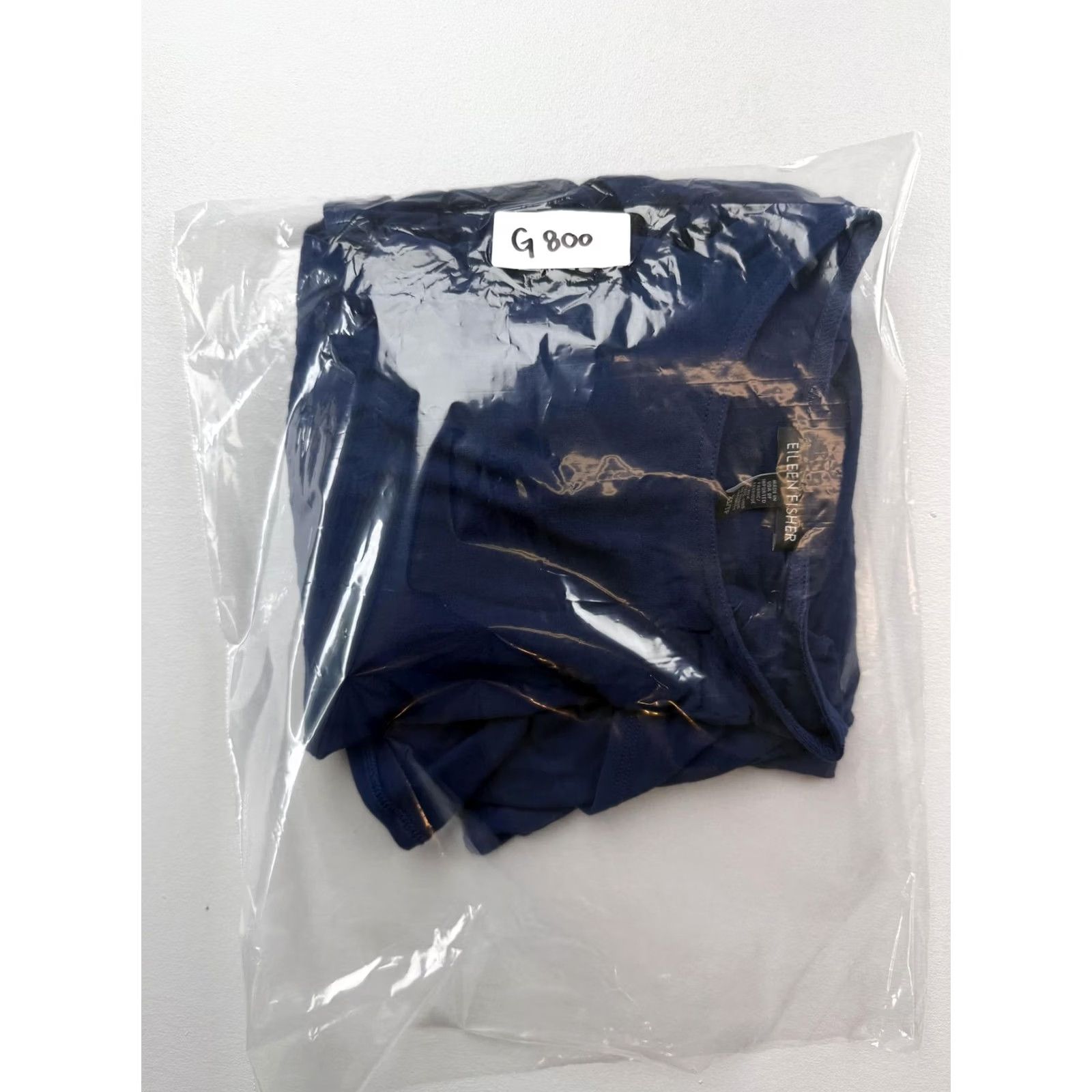 Eileen Fisher Eileen Fisher Blouse Womens XS Blue Crew Neck Long Sleeve Jersey Tunic Top Size XS / US 0-2 / IT 36-38 - 6 Thumbnail