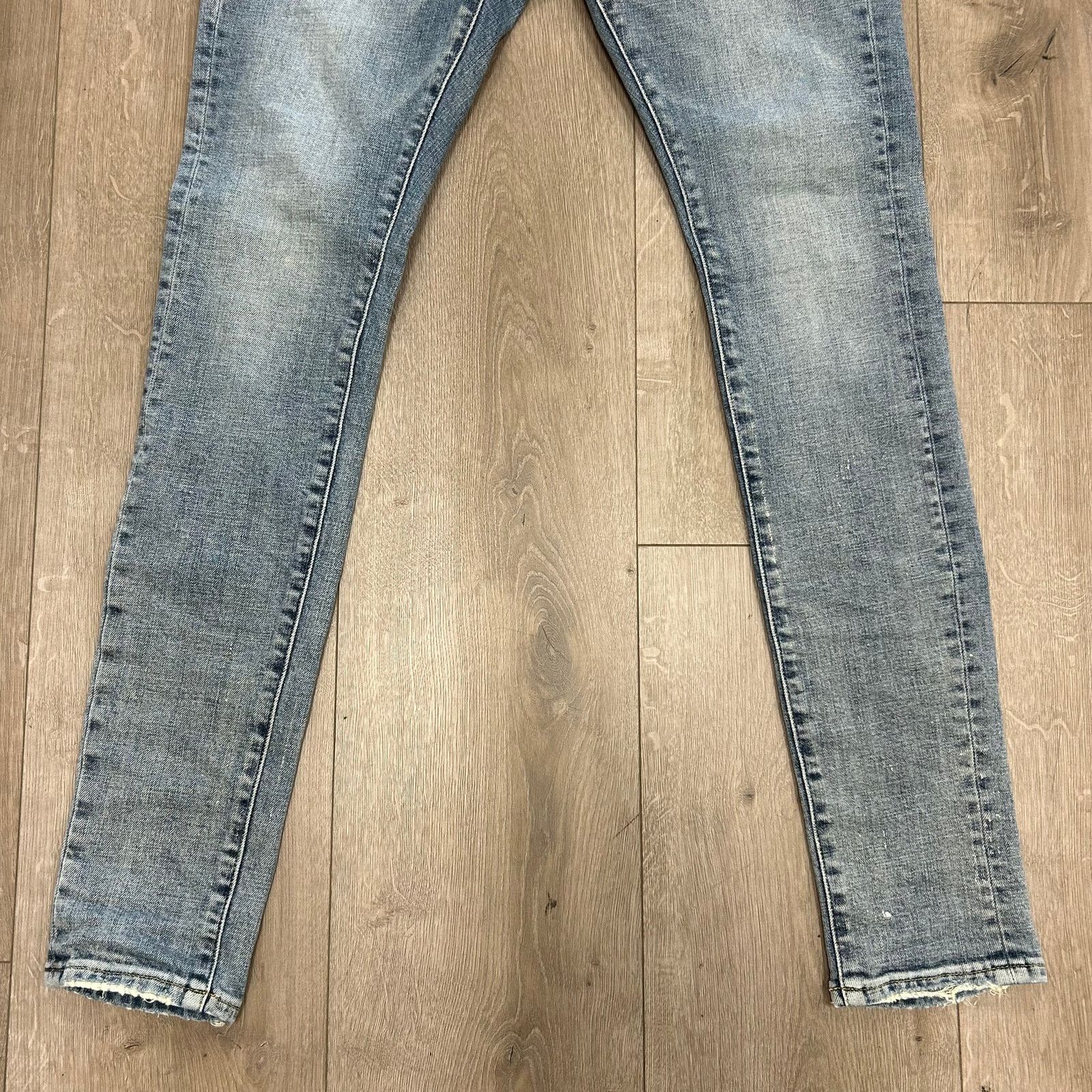 Purple Purple Brand Slim Fit Skinny Jeans Pants size 28 Light wash Size US 28 / EU 44 - 3 Thumbnail